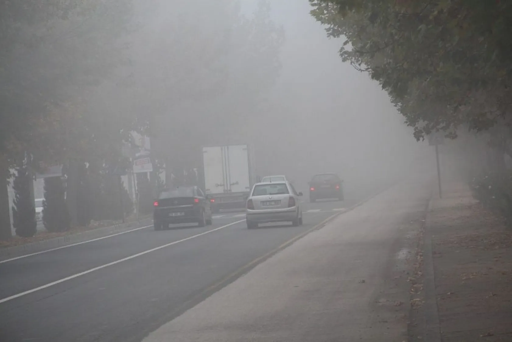 Elazığ'da sis etkili oldu