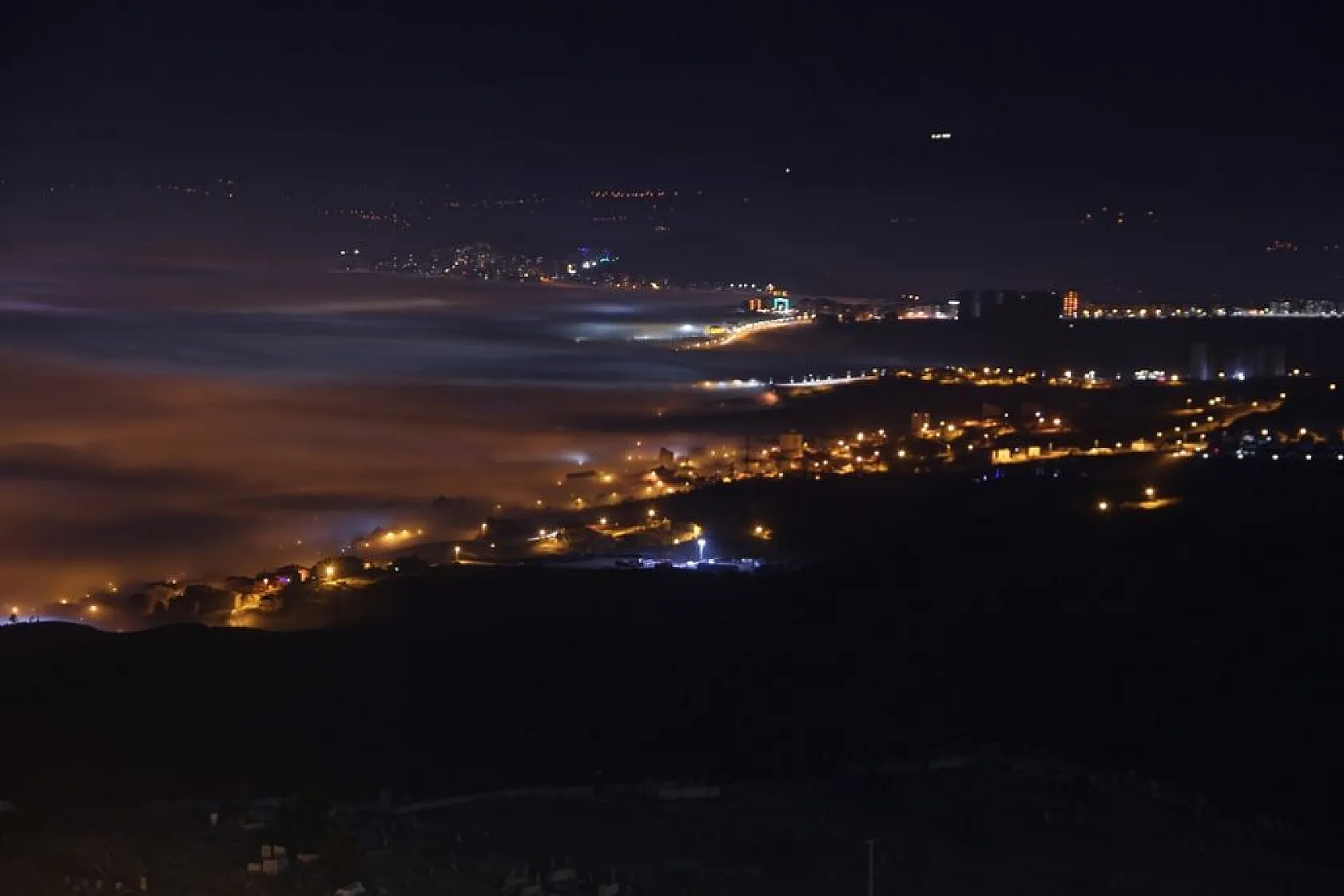 Elazığ sis altında