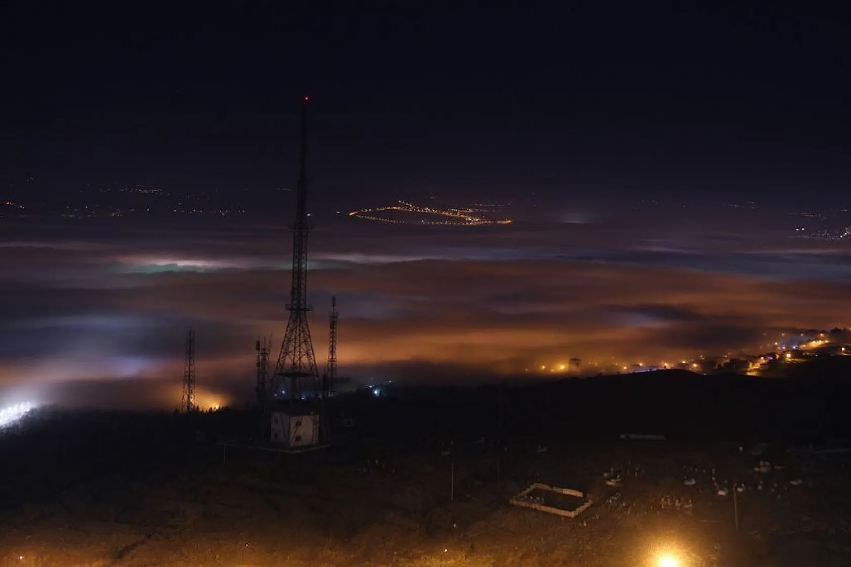 Elazığ sis altında