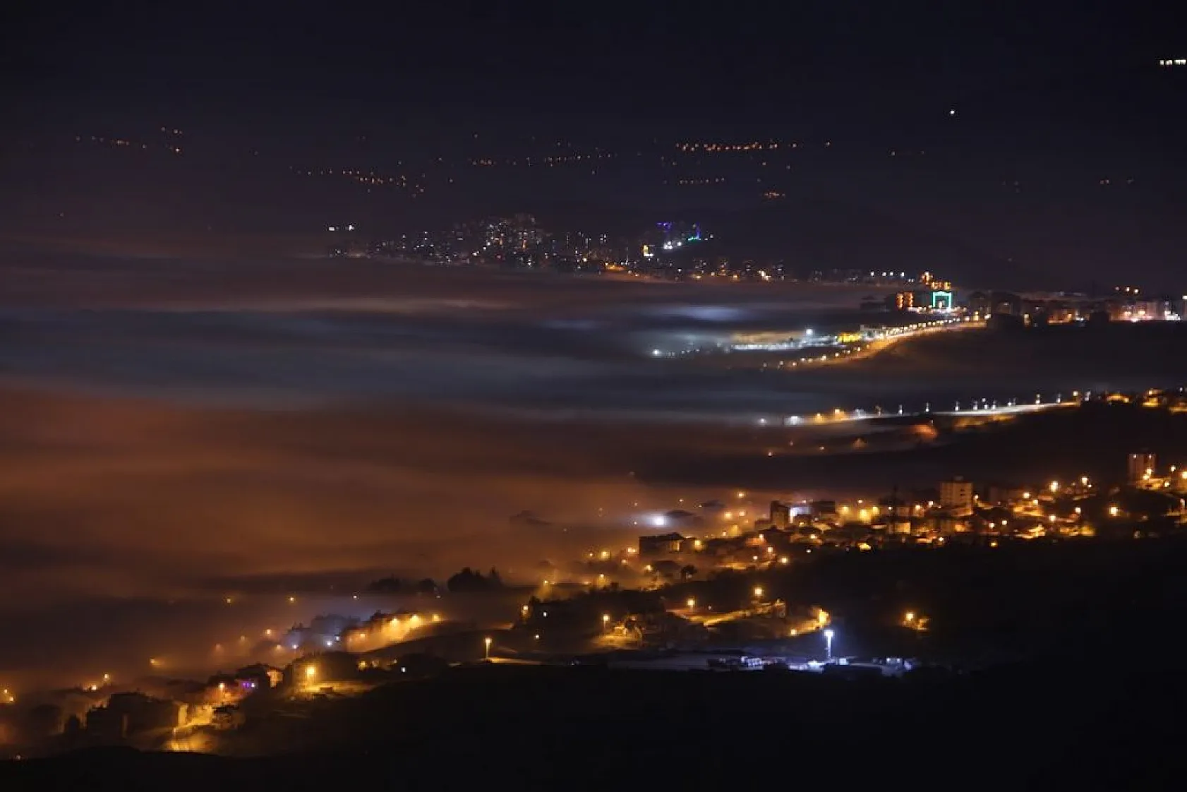 Elazığ sis altında