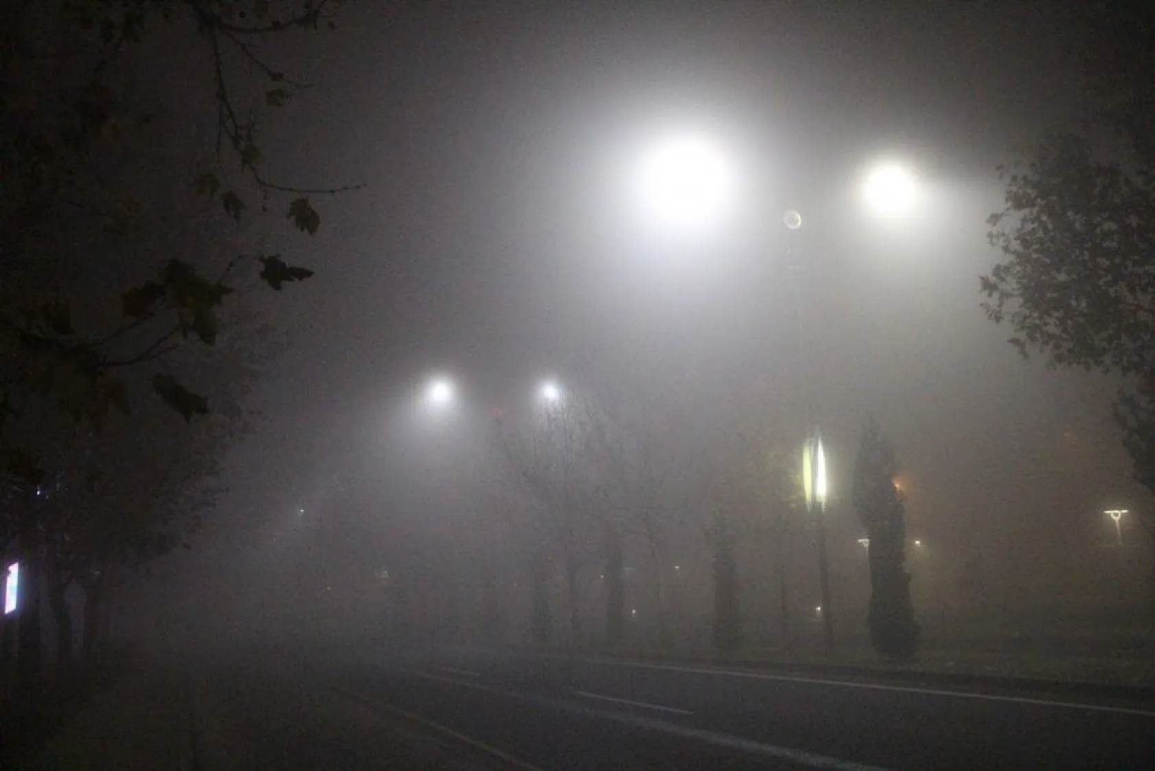 Elazığ sis altında