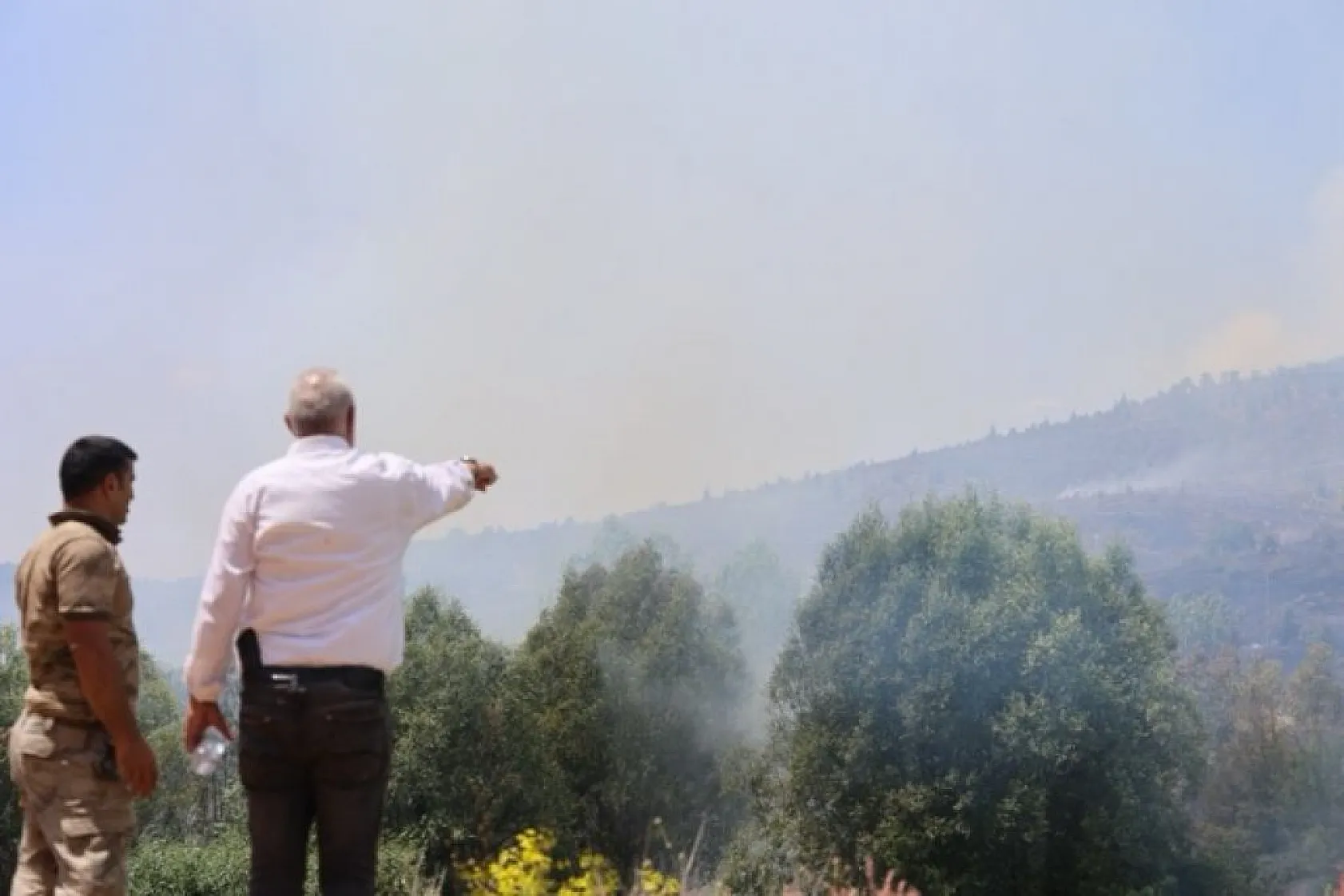 Elazığ'da orman yangını