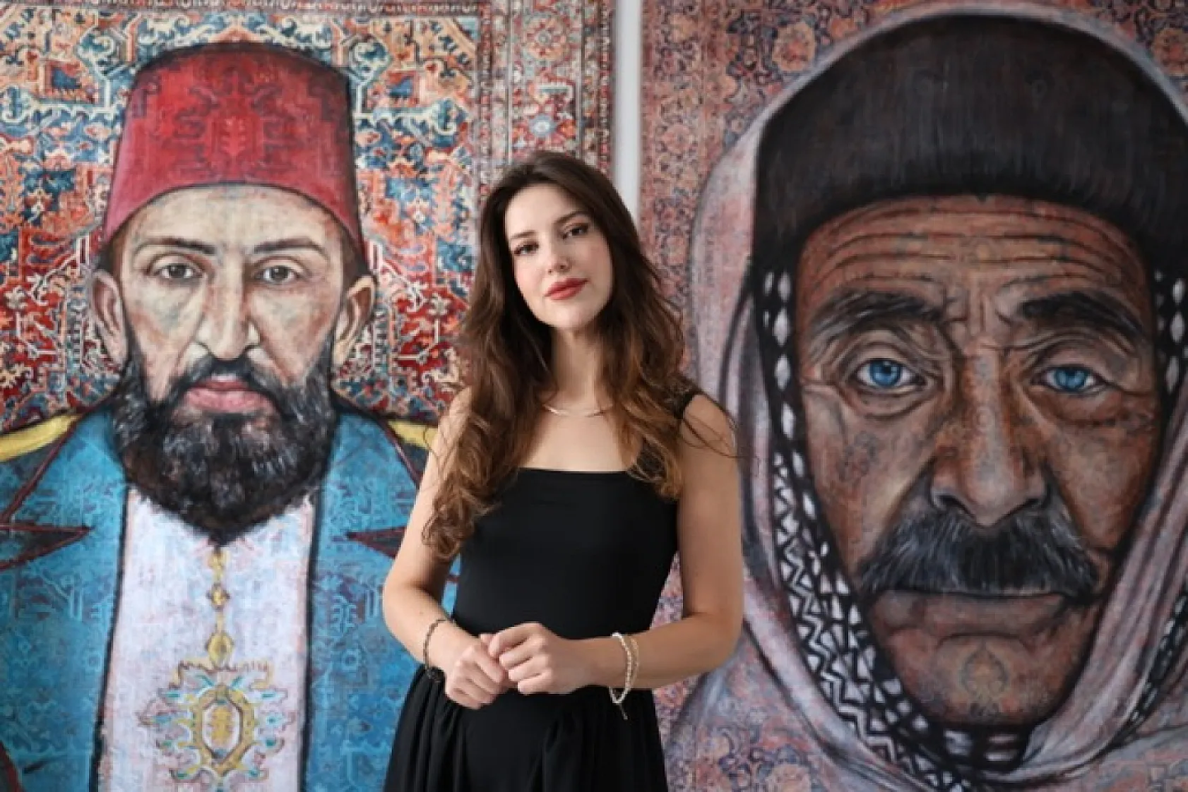 Elazığlı mühendis halı üzerine portreleriyle dünyaya açıldı