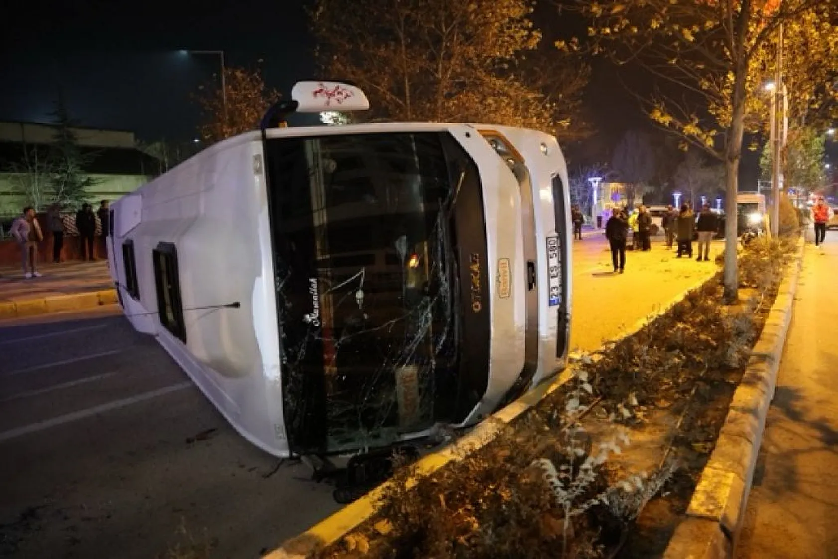 Ortalığı savaş alanına çeviren kaza