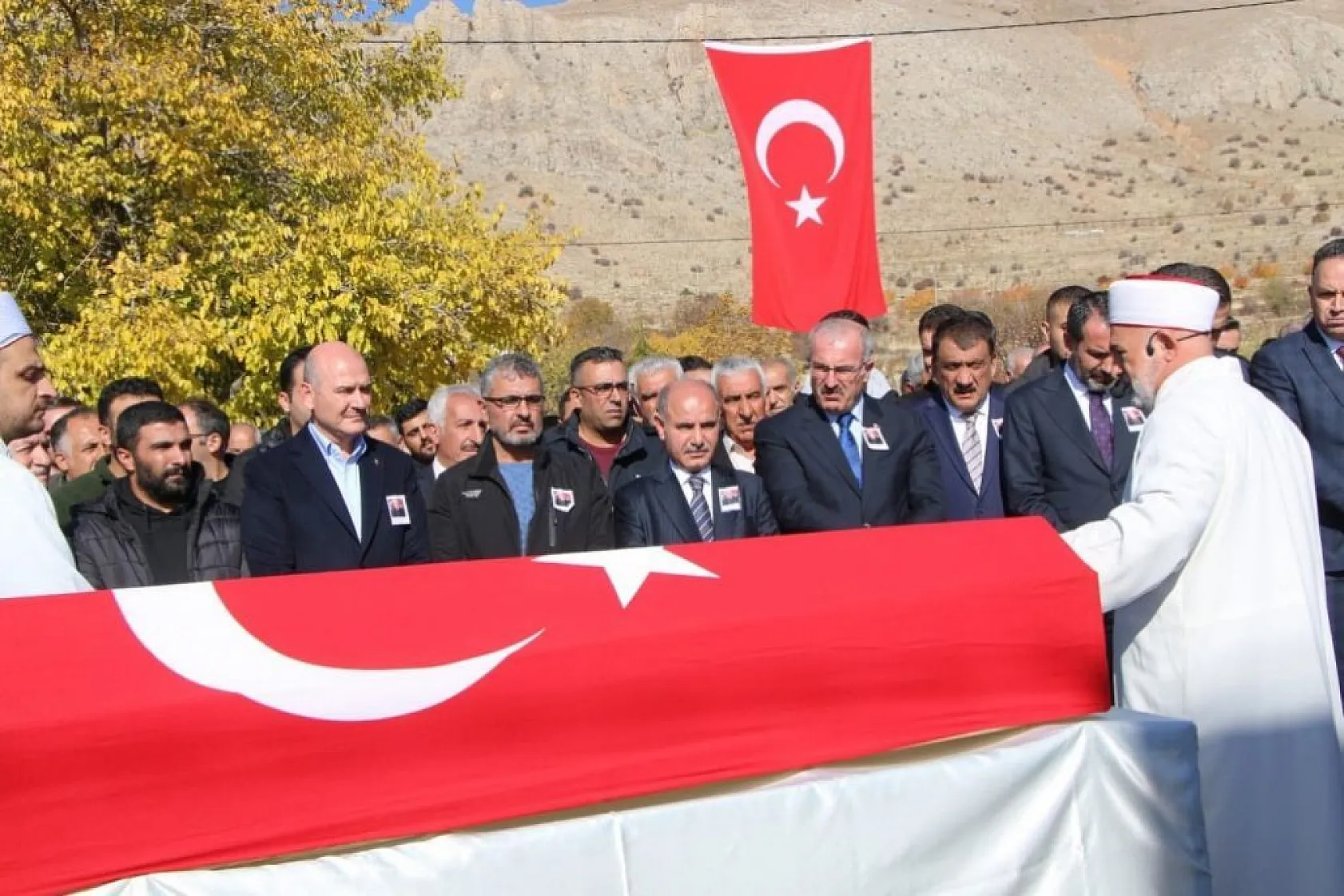 Şehit Fethi Sekin'in babası son yolculuğuna uğurlandı