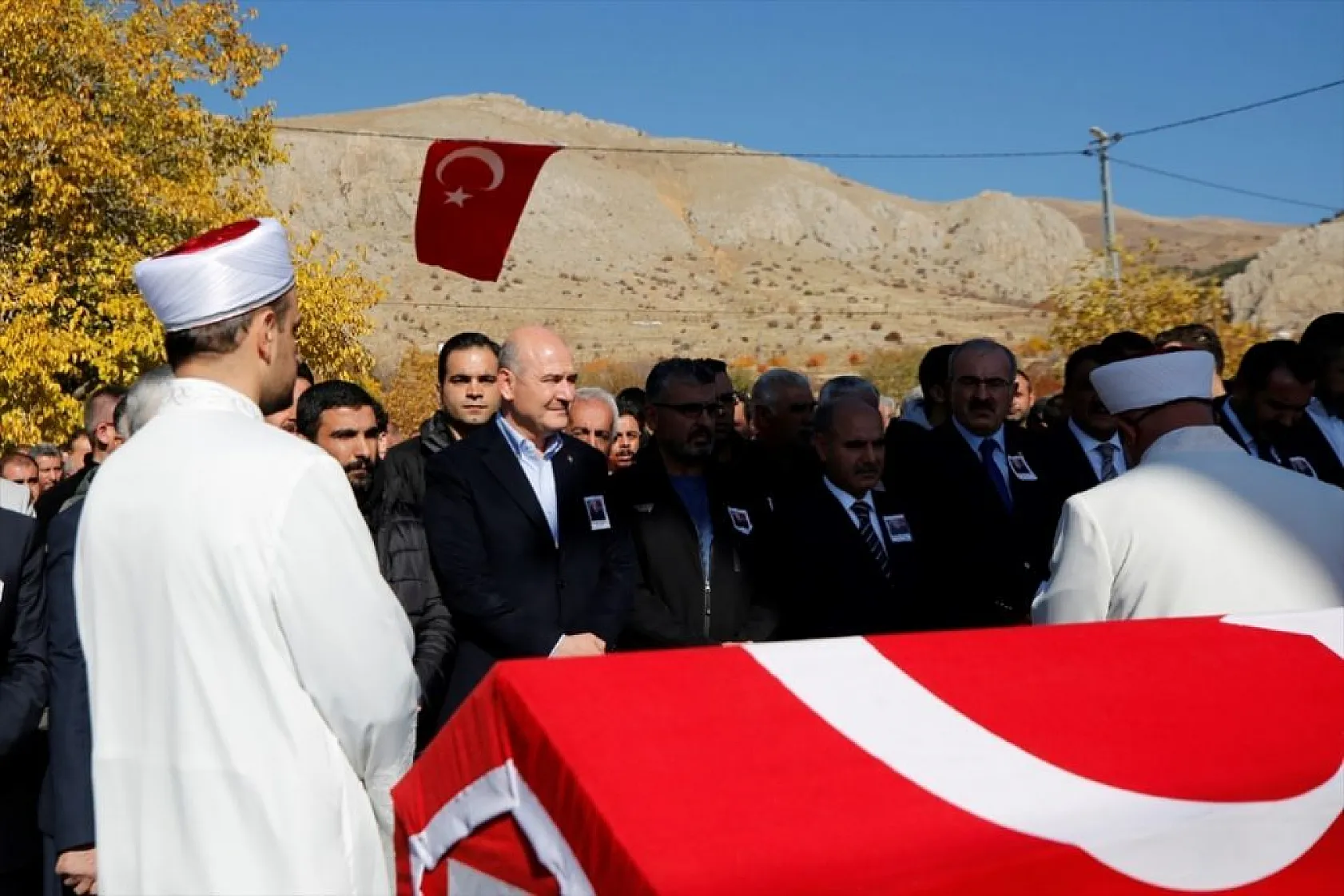 Şehit Fethi Sekin'in babası son yolculuğuna uğurlandı