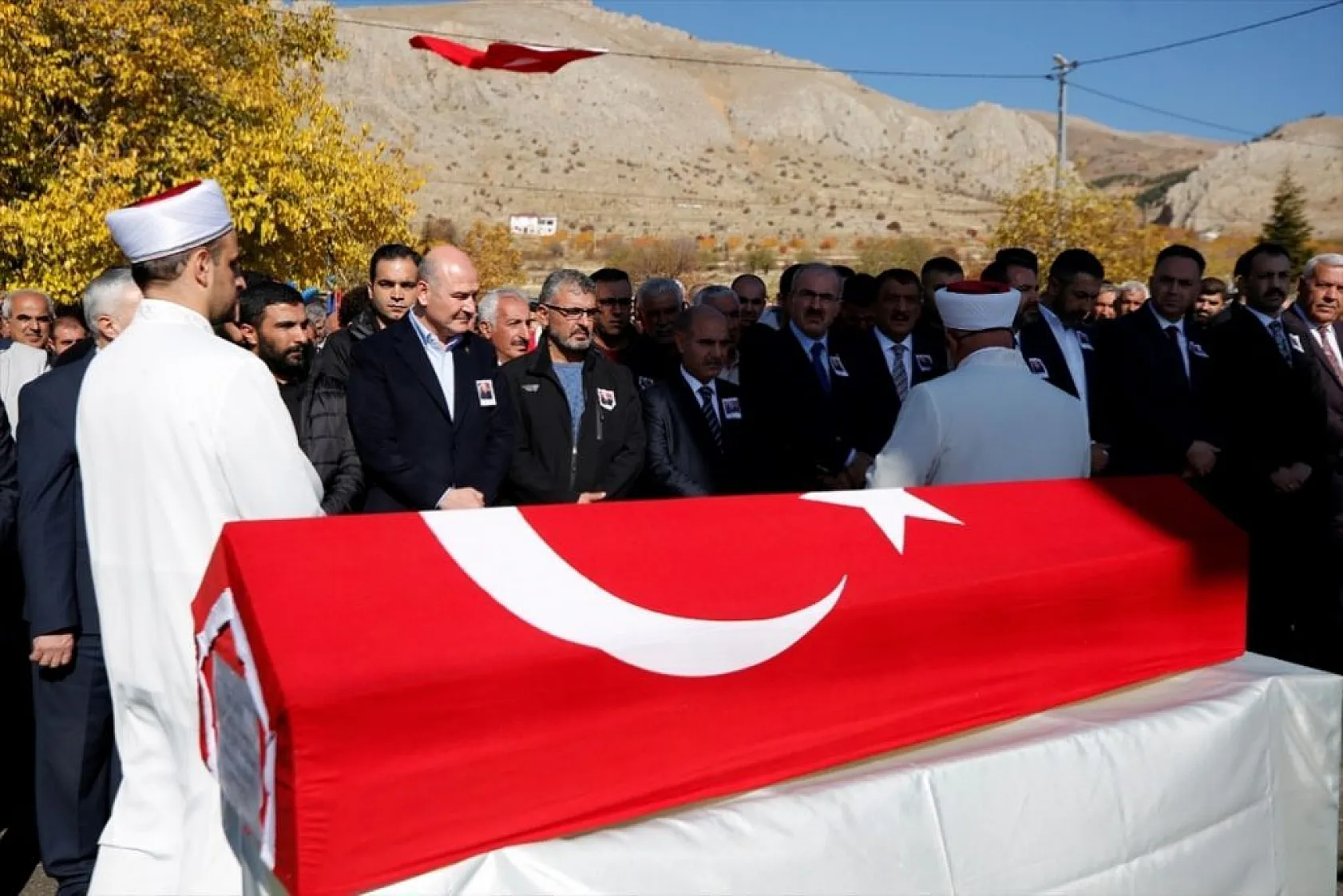 Şehit Fethi Sekin'in babası son yolculuğuna uğurlandı