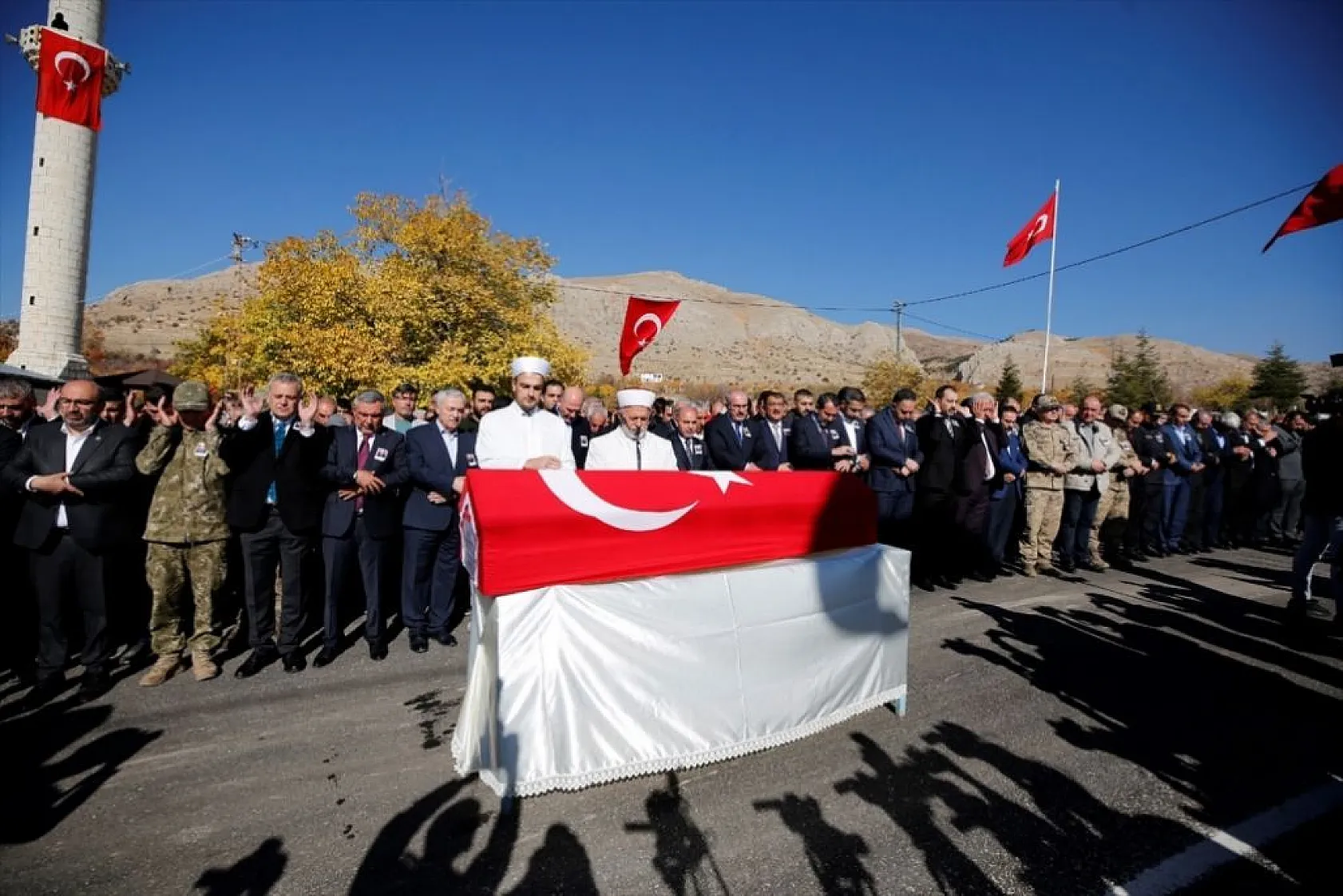 Şehit Fethi Sekin'in babası son yolculuğuna uğurlandı