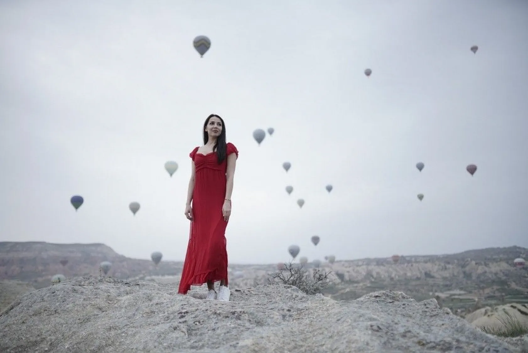 Kapadokya Rusların fotoğraf mekanı oldu