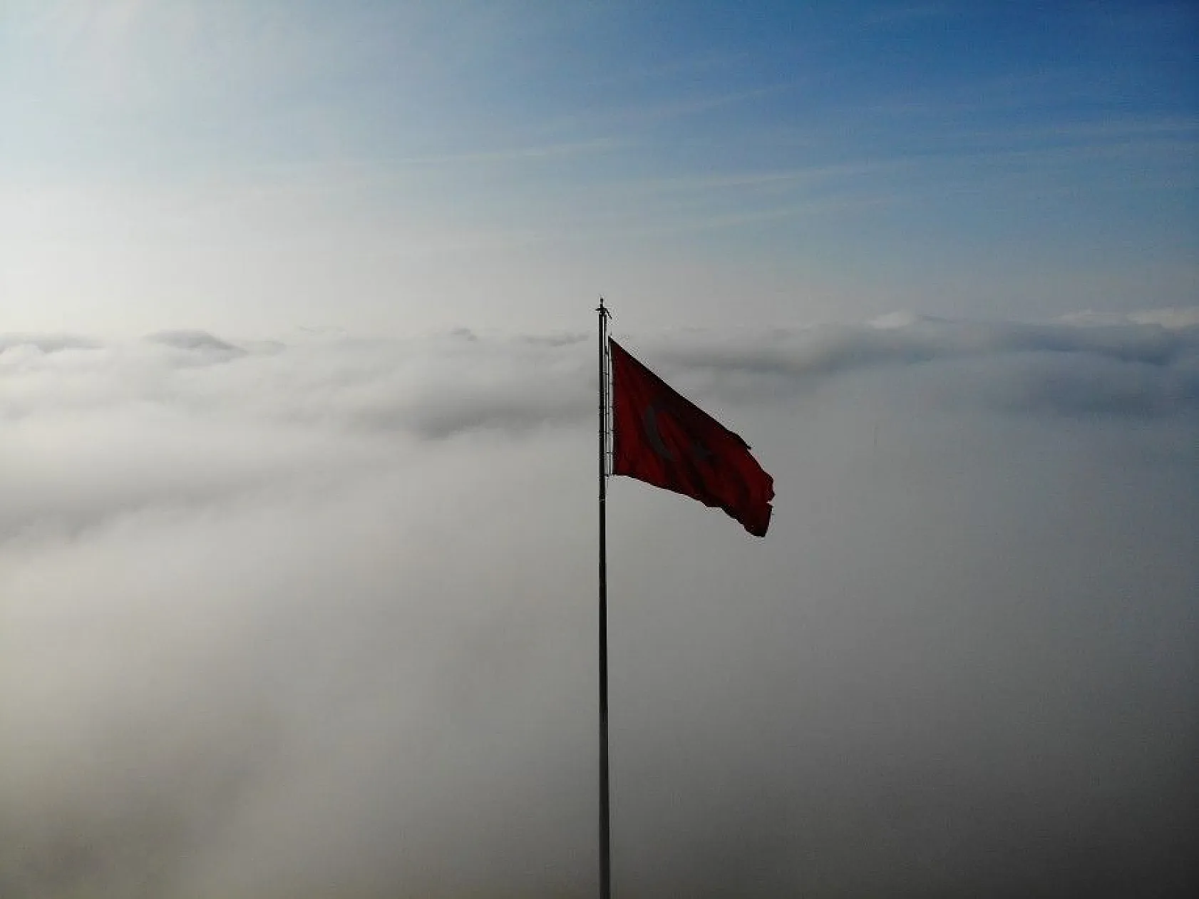 Harput'ta sis muhteşem görüntüler oluşturdu
