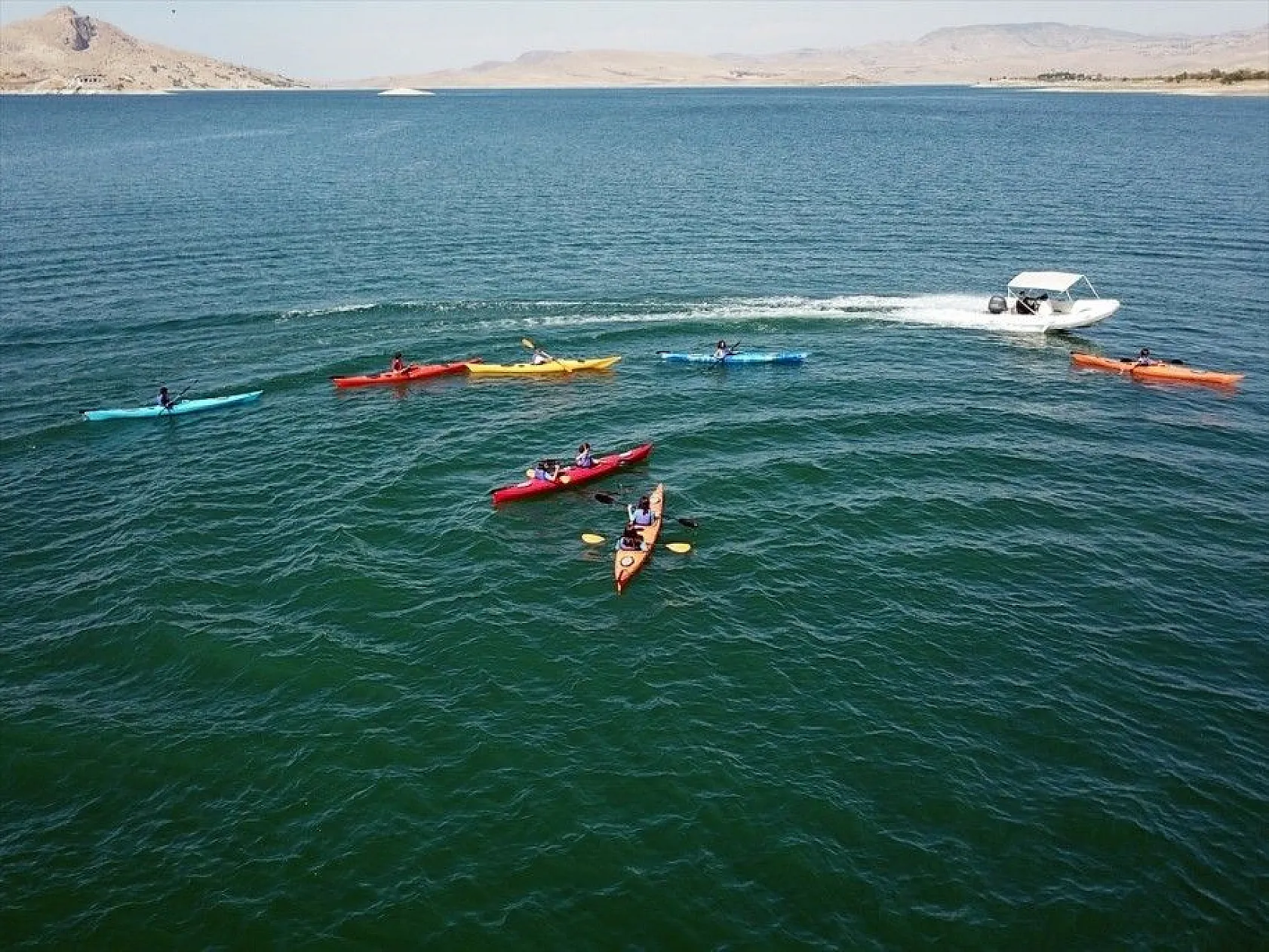 'Saklı cennet' Pertek su sporlarıyla şenlendi