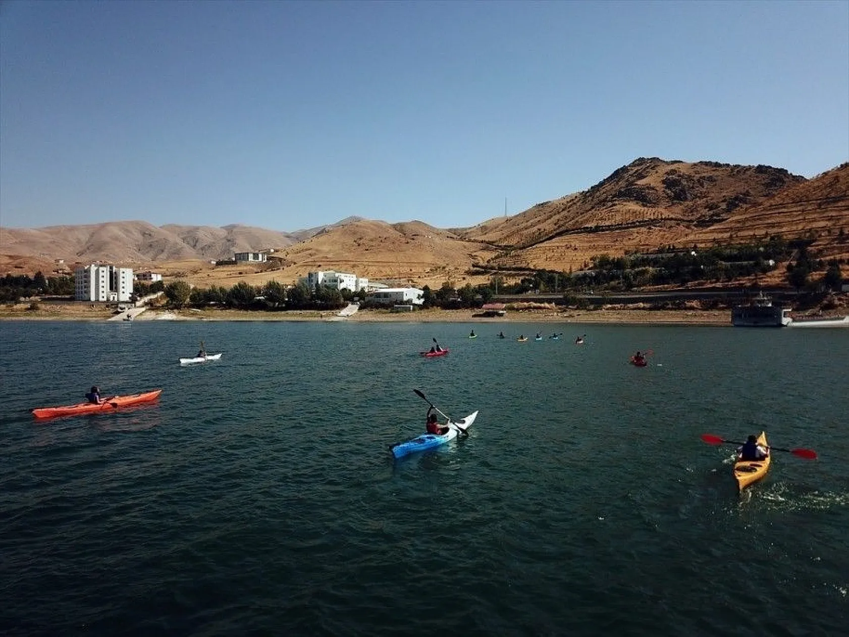 'Saklı cennet' Pertek su sporlarıyla şenlendi