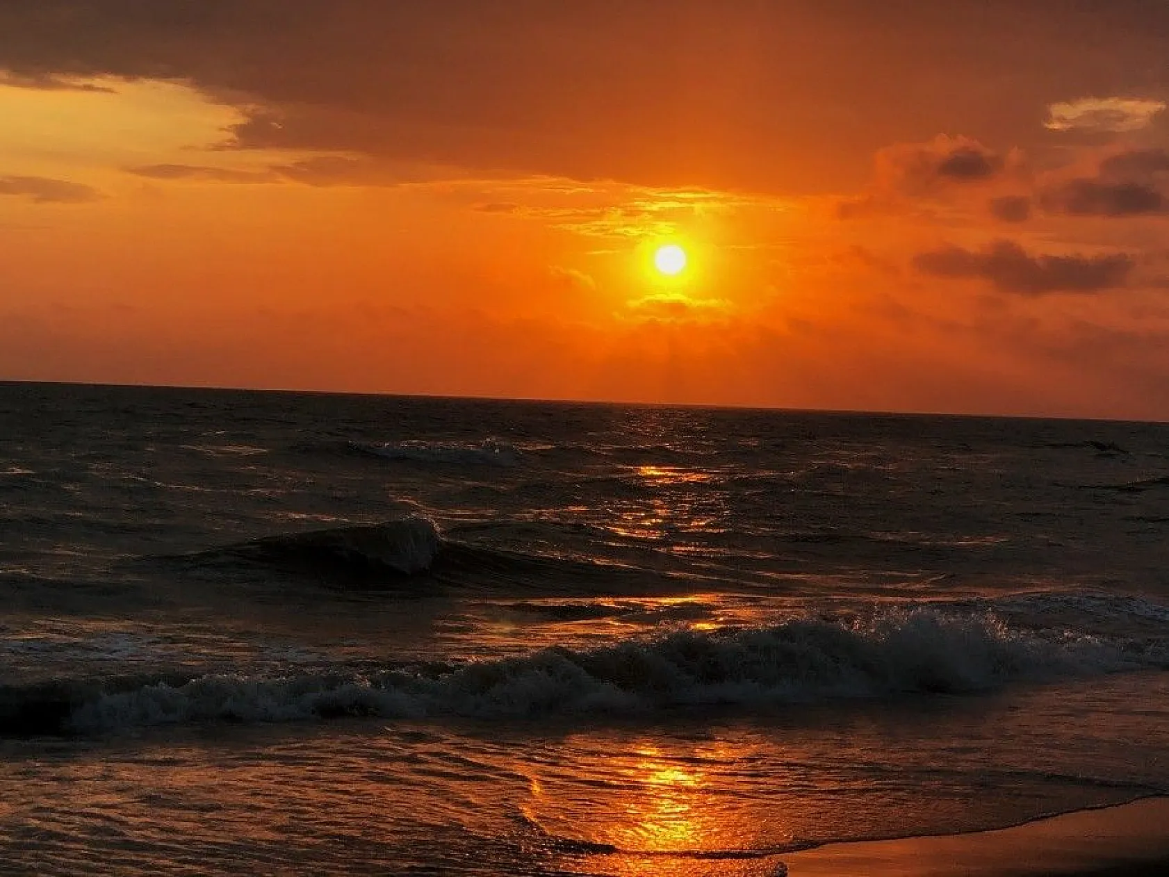 Samandağ'da gün batımı