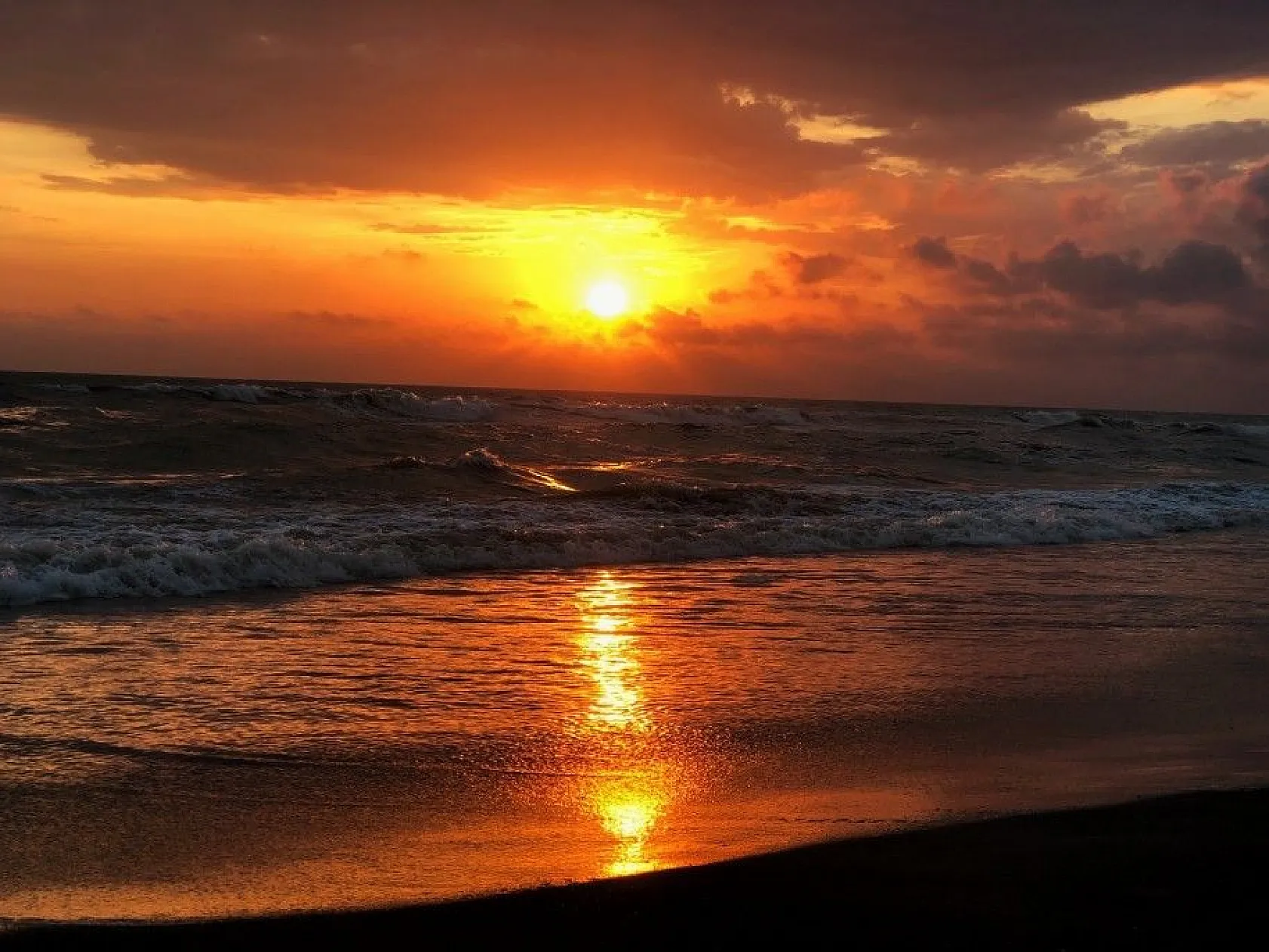 Samandağ'da gün batımı
