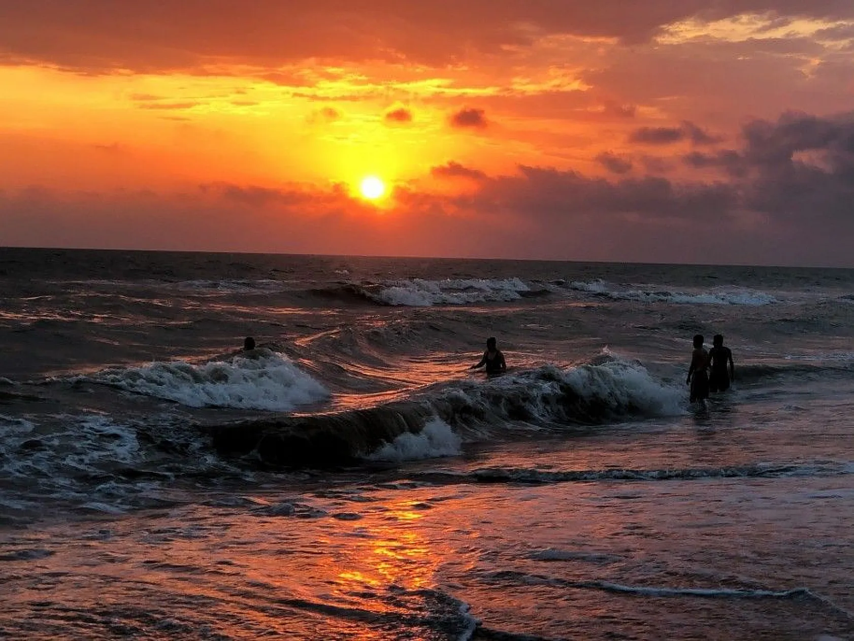 Samandağ'da gün batımı