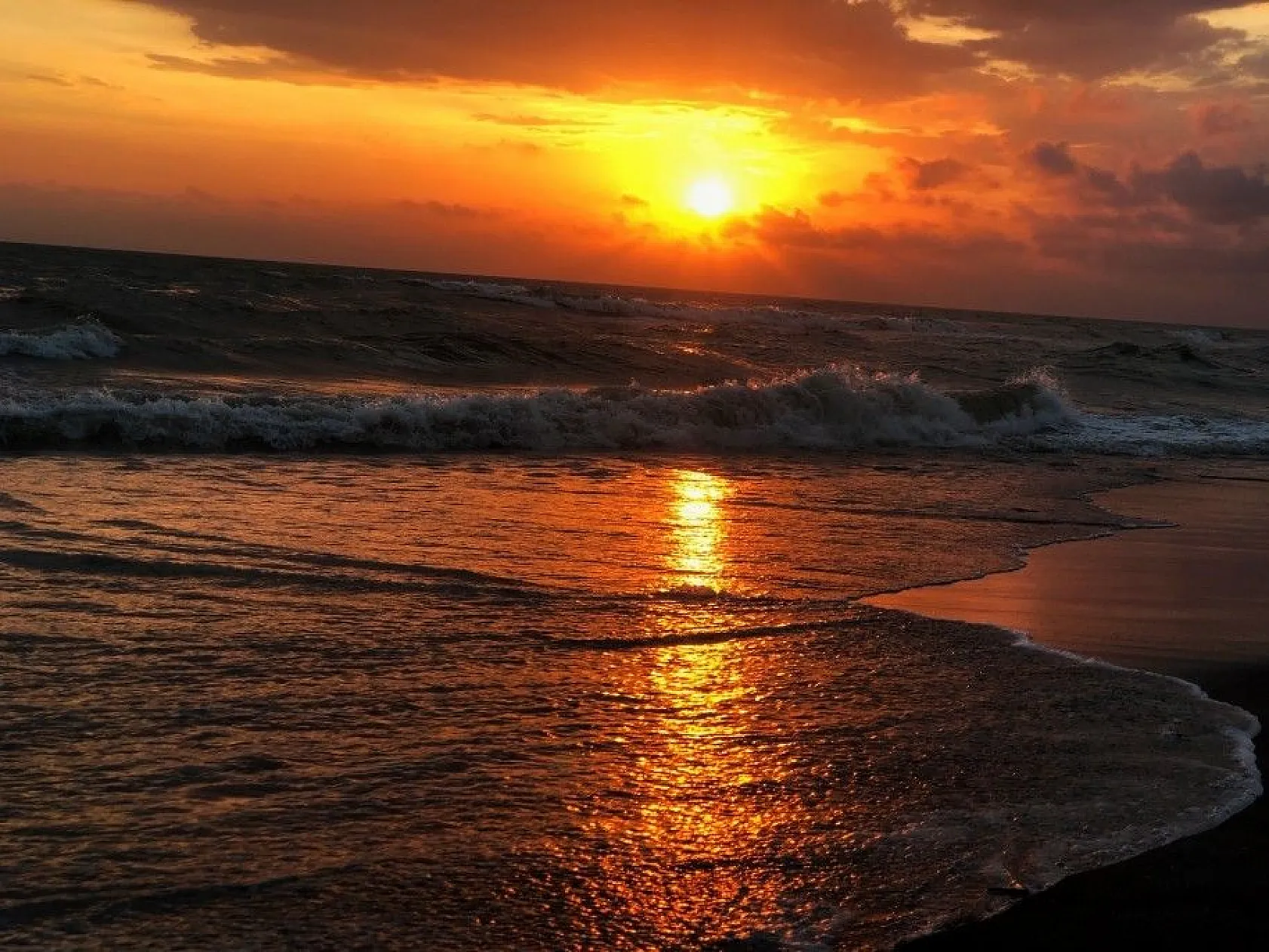 Samandağ'da gün batımı