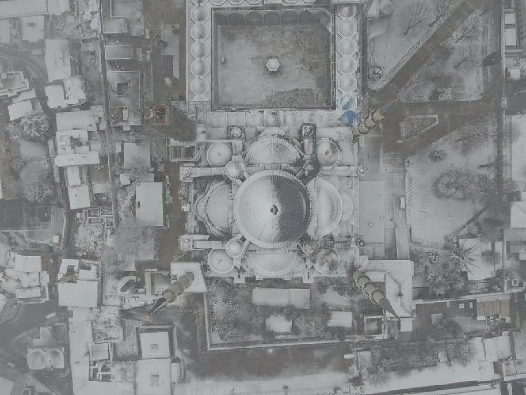 İstanbul'dan muhteşem kar manzaraları