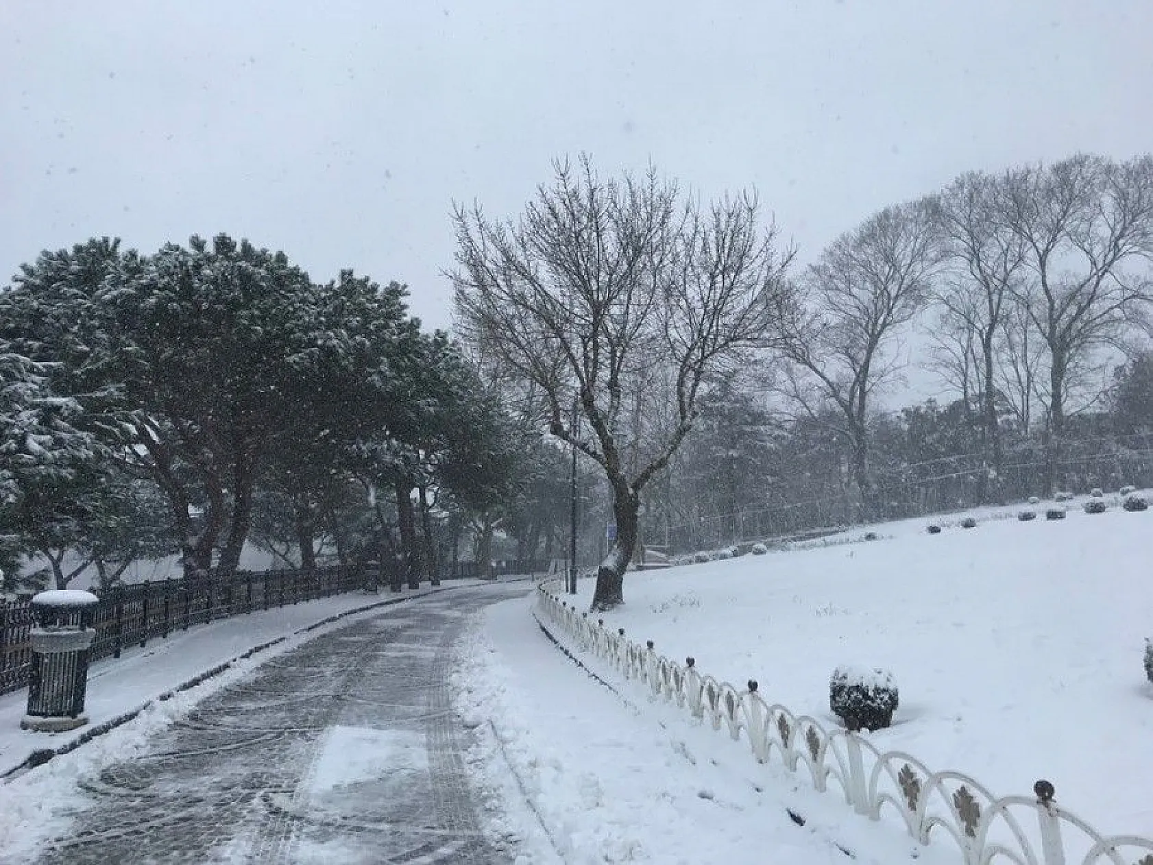 İstanbul'dan muhteşem kar manzaraları