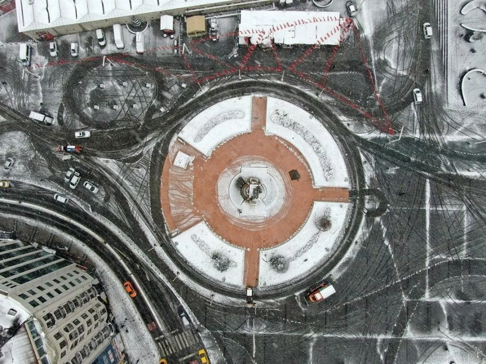 İstanbul'dan muhteşem kar manzaraları