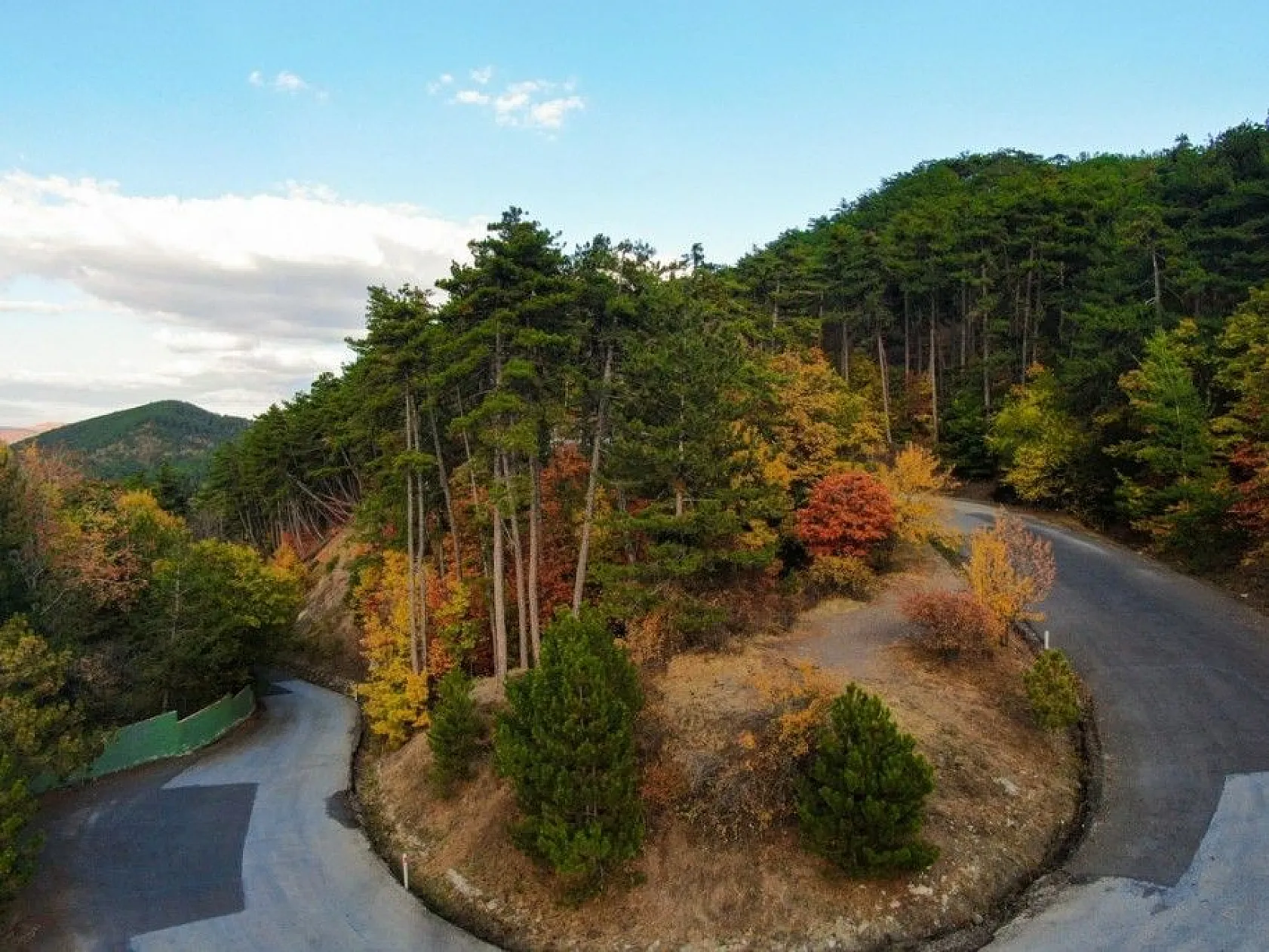 Ankara'da eşsiz sonbahar manzarası