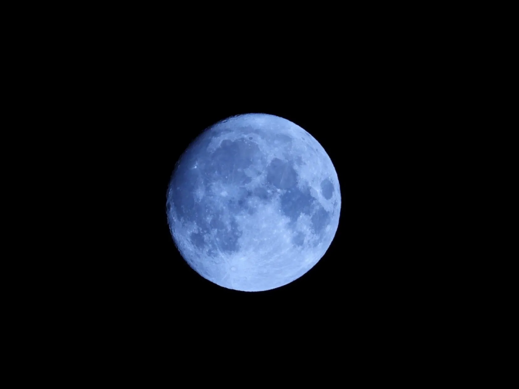 Mavi Ay böyle görüntülendi