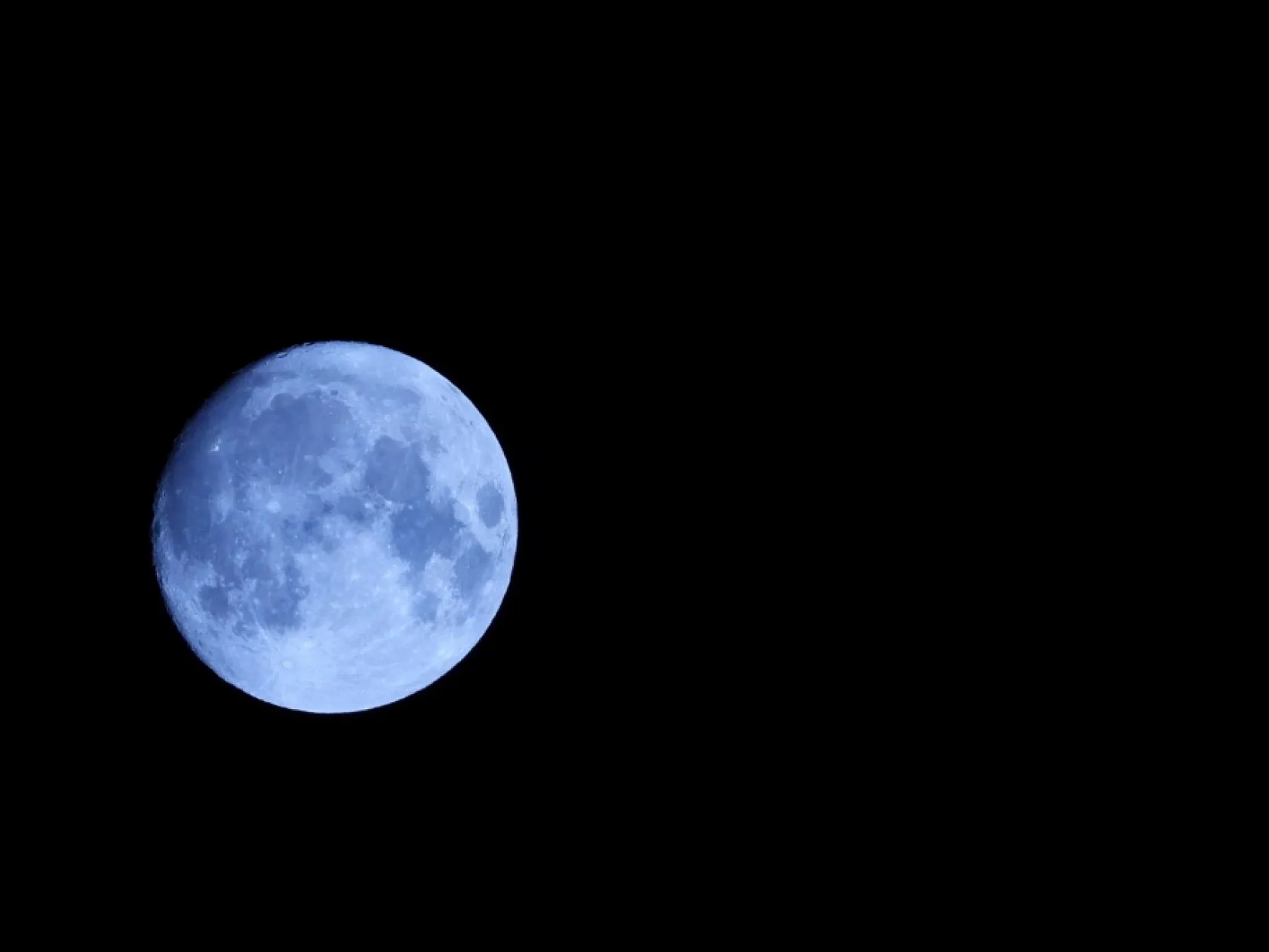 Mavi Ay böyle görüntülendi