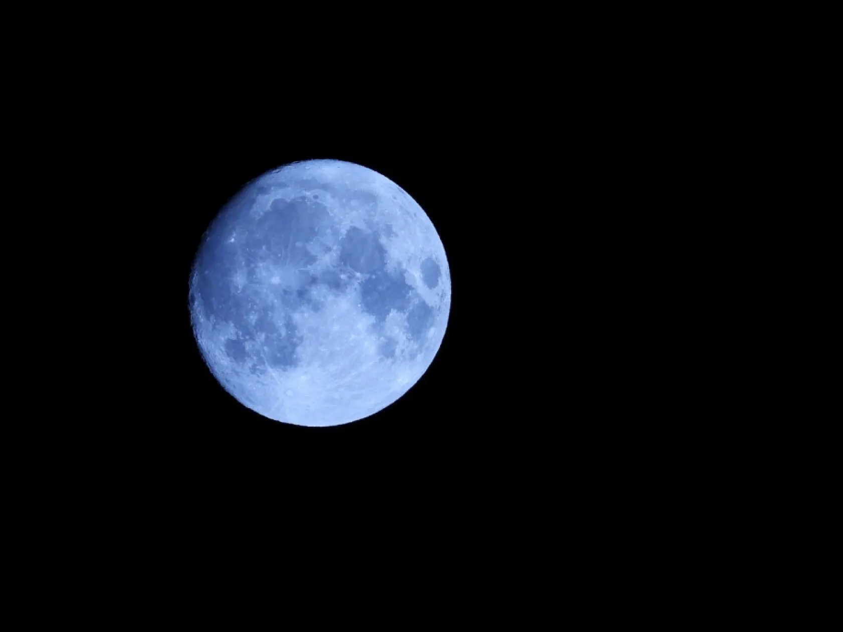 Mavi Ay böyle görüntülendi