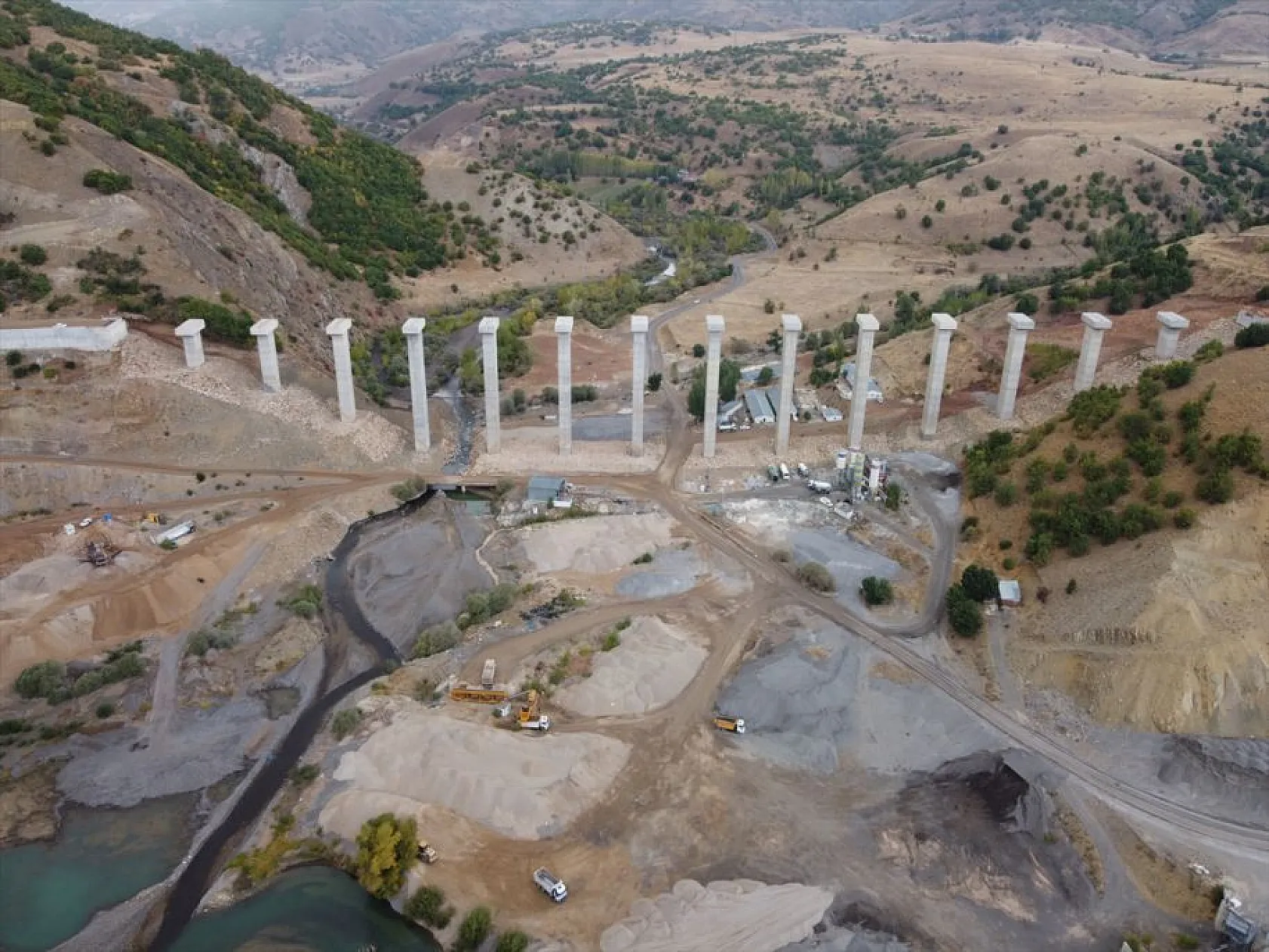 Gelinpertek ve Hırtik viyadükleri ulaşıma yeni rota sunacak