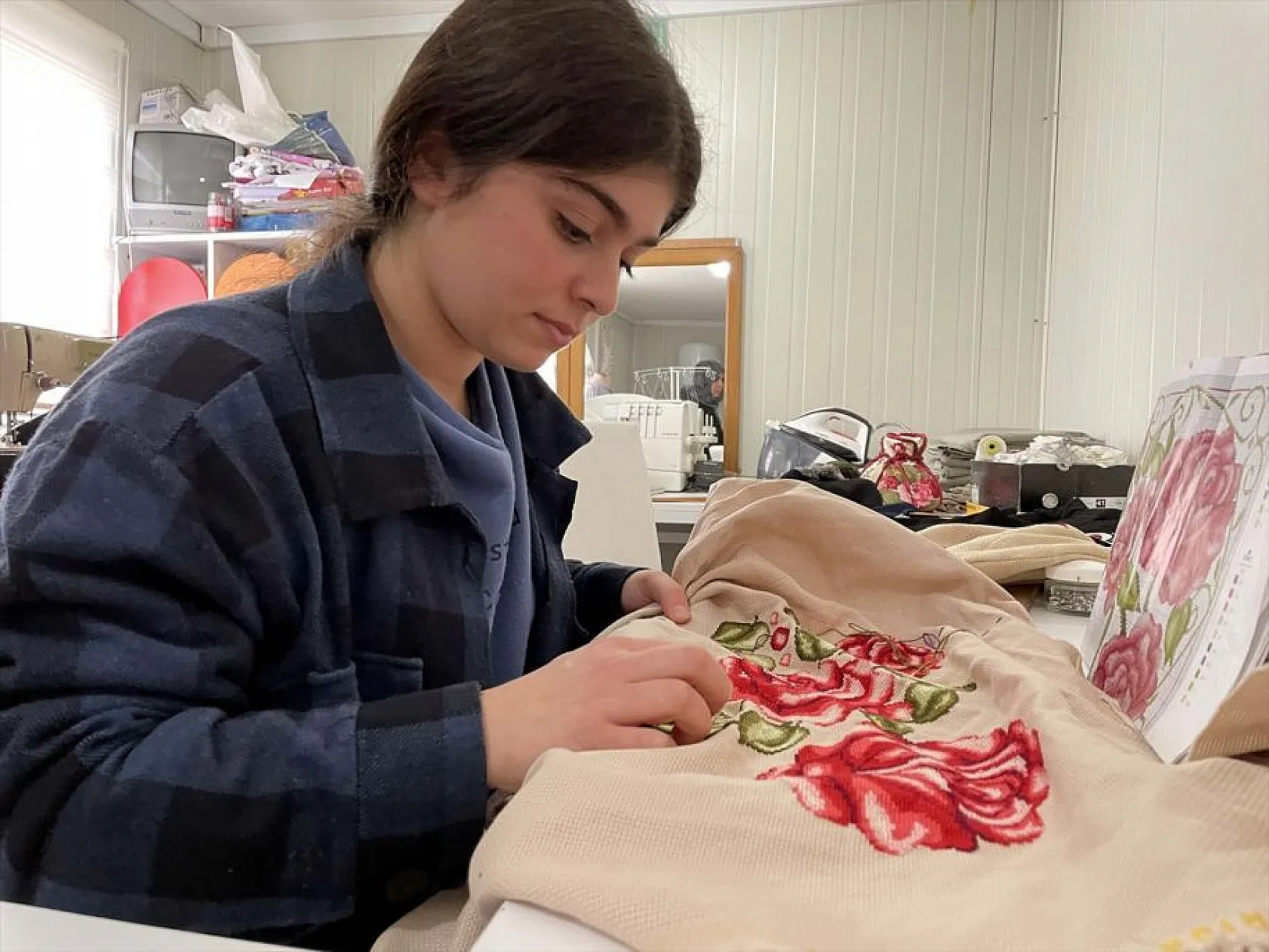 Ahıska Türkü kadınlar Türkiye'de meslek öğreniyor