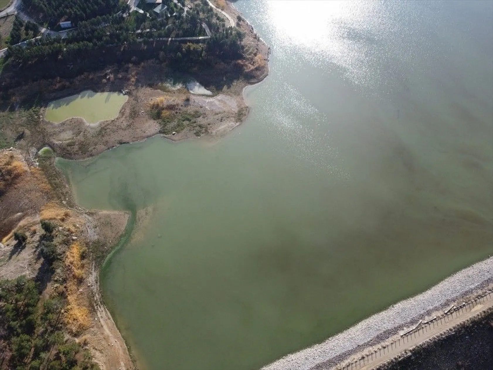 Su seviyesi son yağışlardan sonra arttı