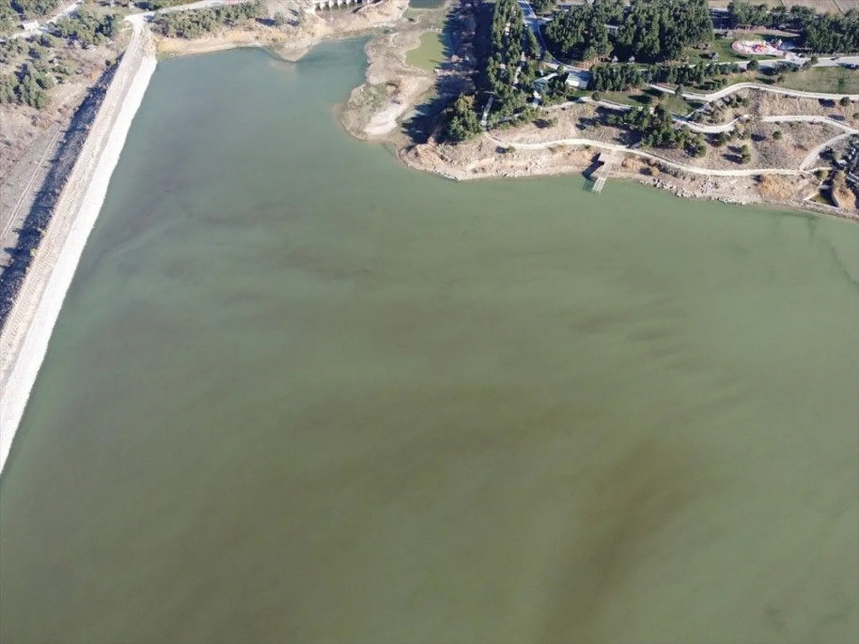 Su seviyesi son yağışlardan sonra arttı