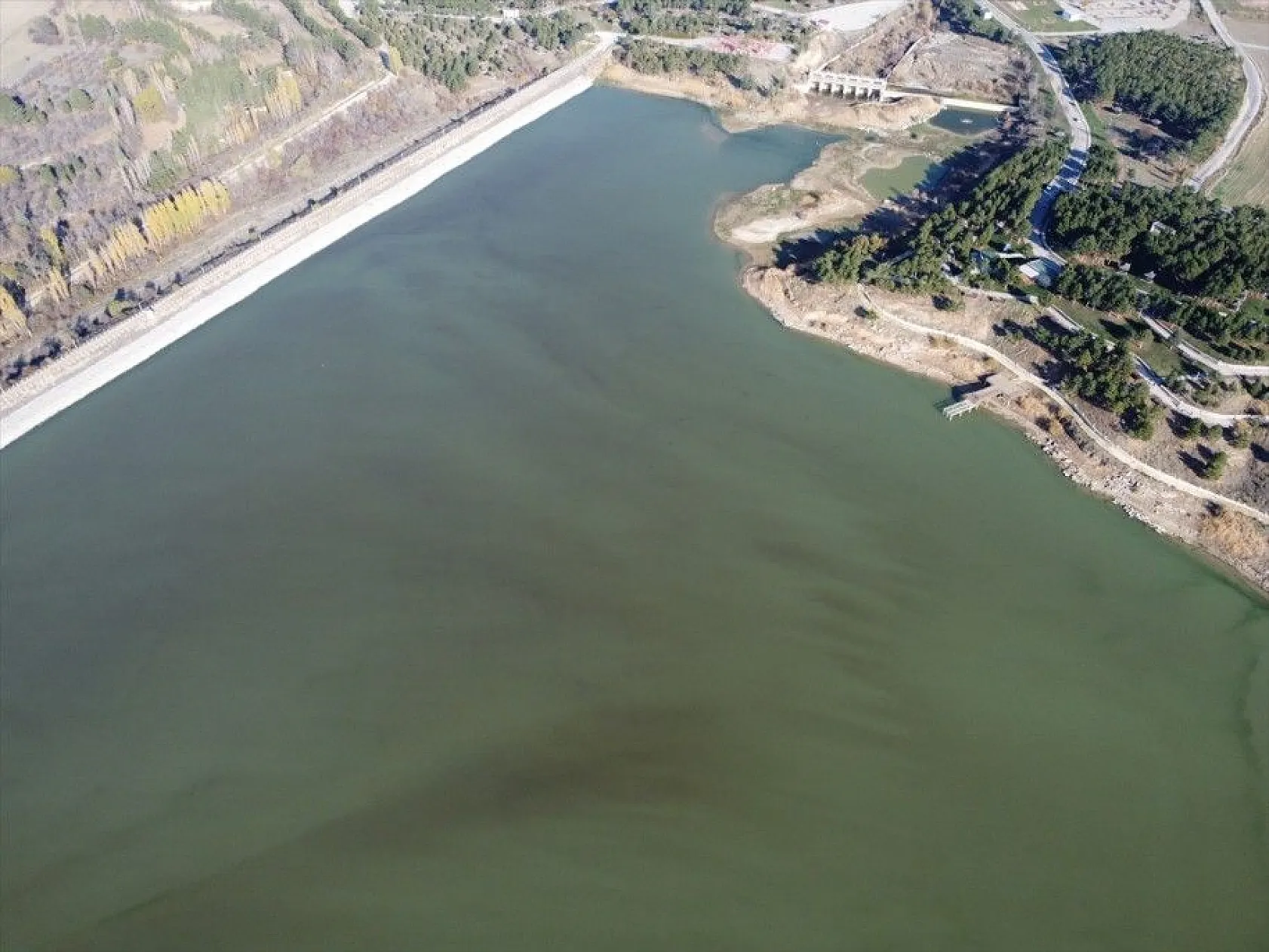 Su seviyesi son yağışlardan sonra arttı