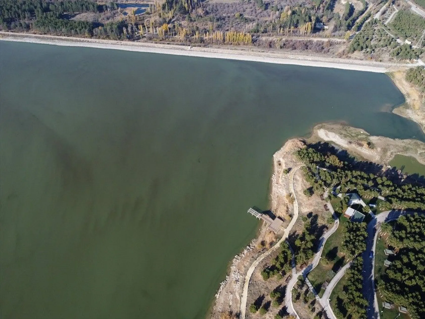 Su seviyesi son yağışlardan sonra arttı