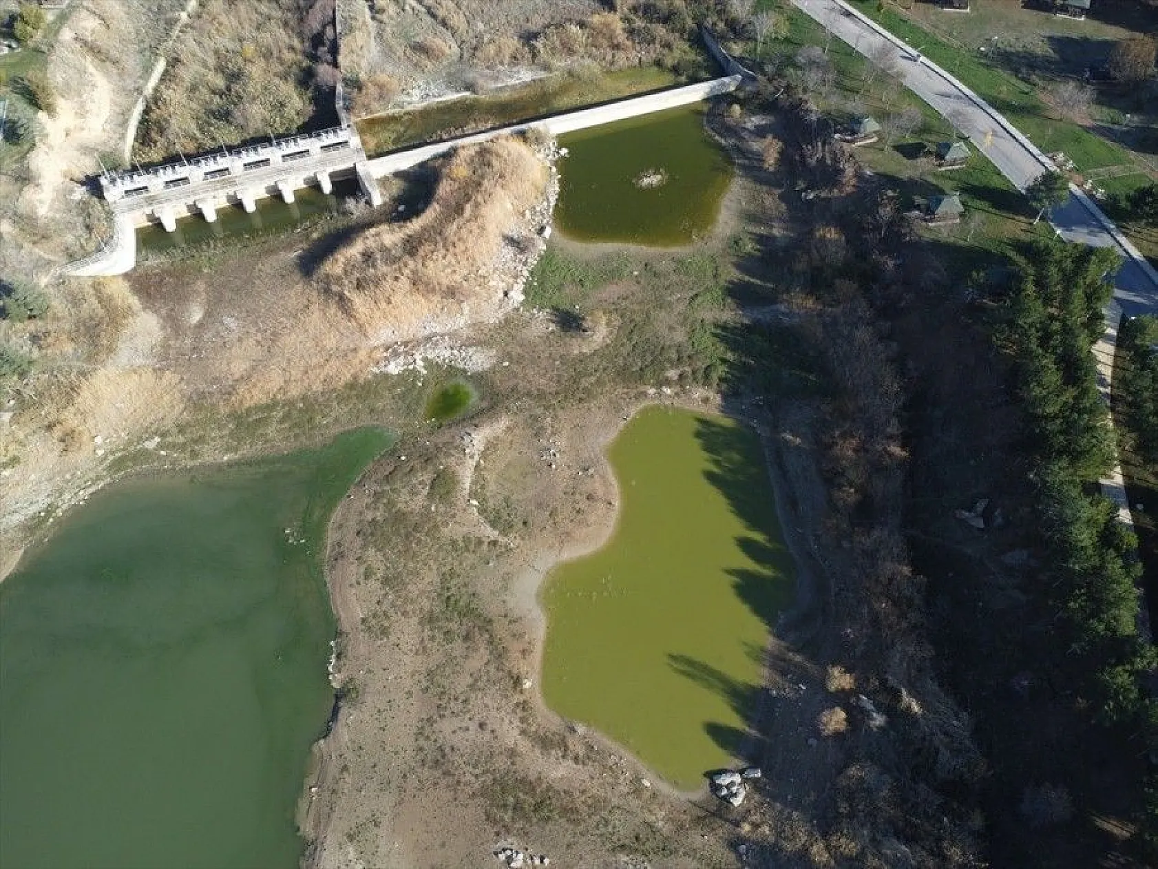 Su seviyesi son yağışlardan sonra arttı