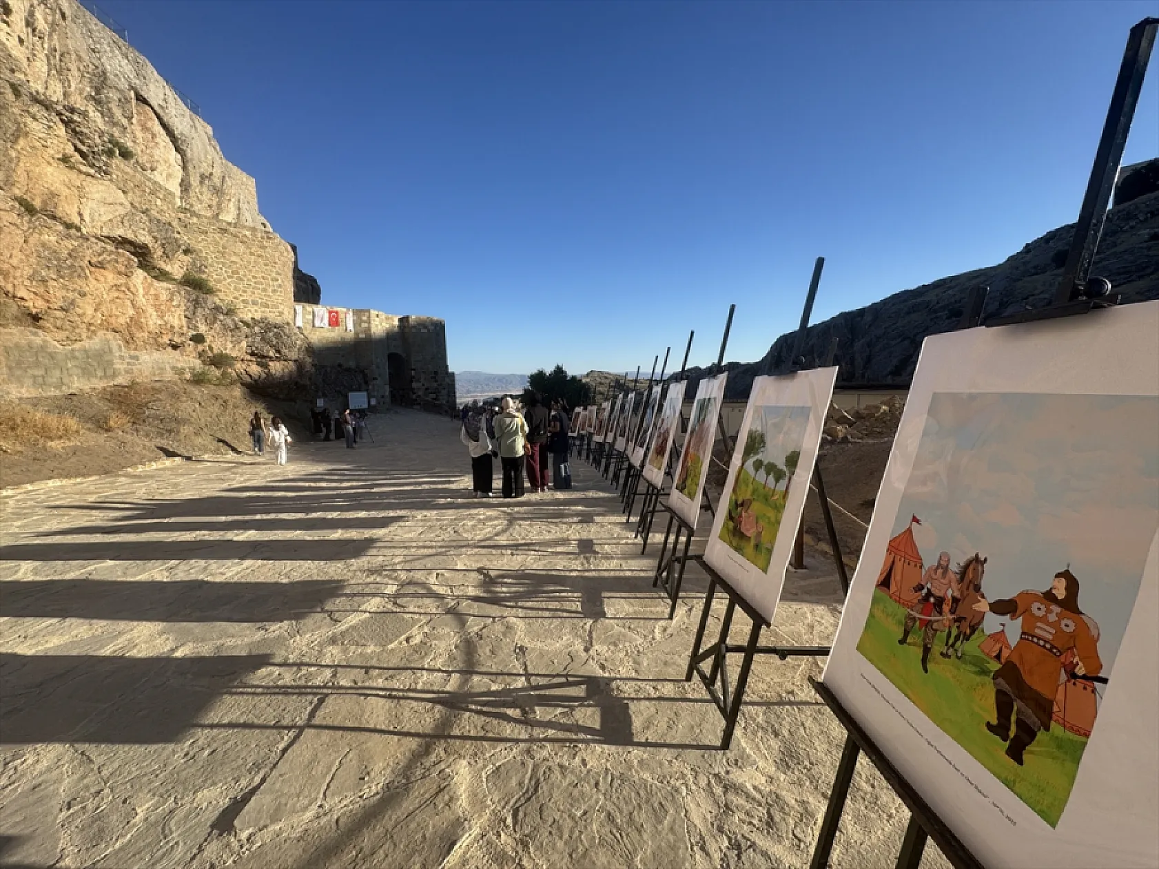 Harput Kalesi'nde Dede Korkut dijitalleşti