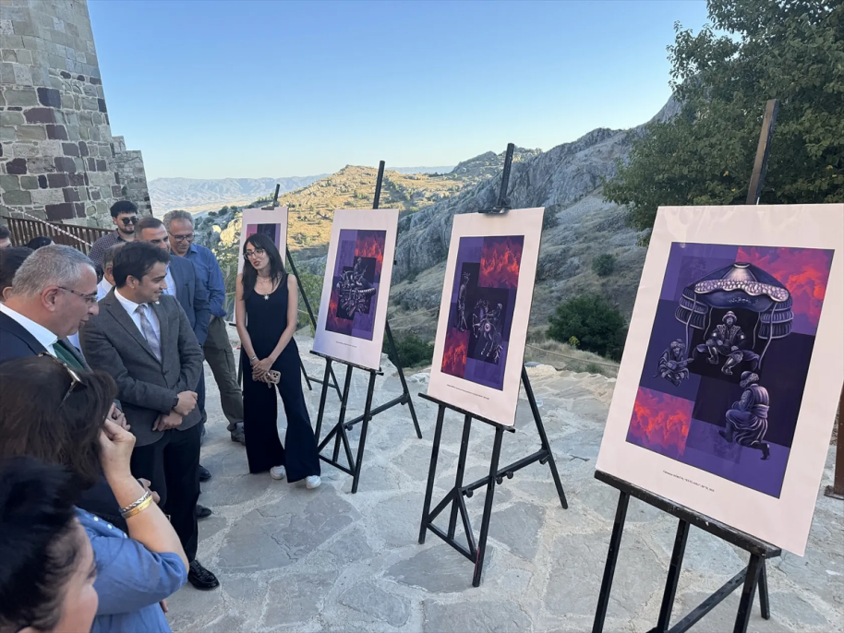 Harput Kalesi'nde Dede Korkut dijitalleşti