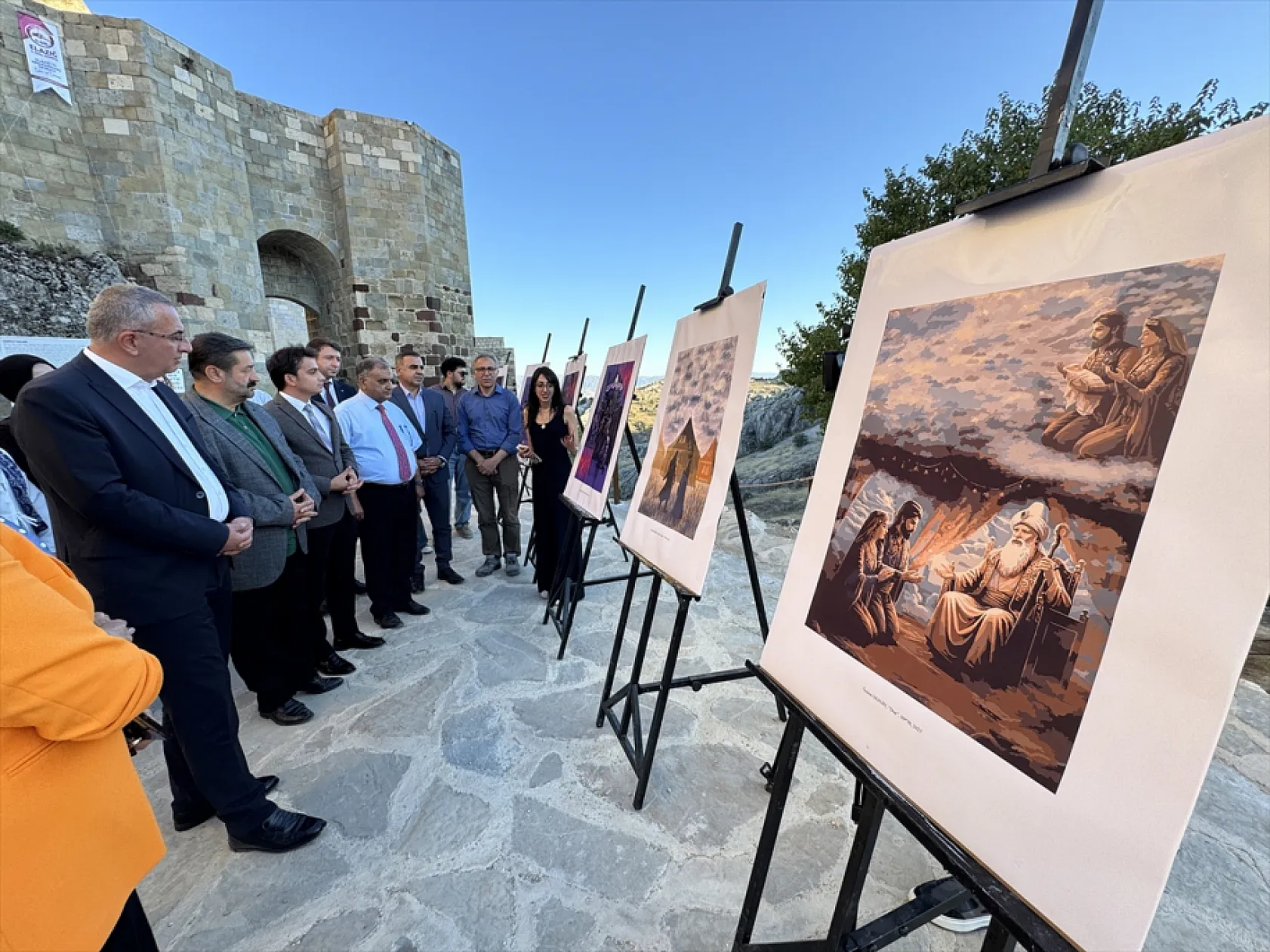 Harput Kalesi'nde Dede Korkut dijitalleşti