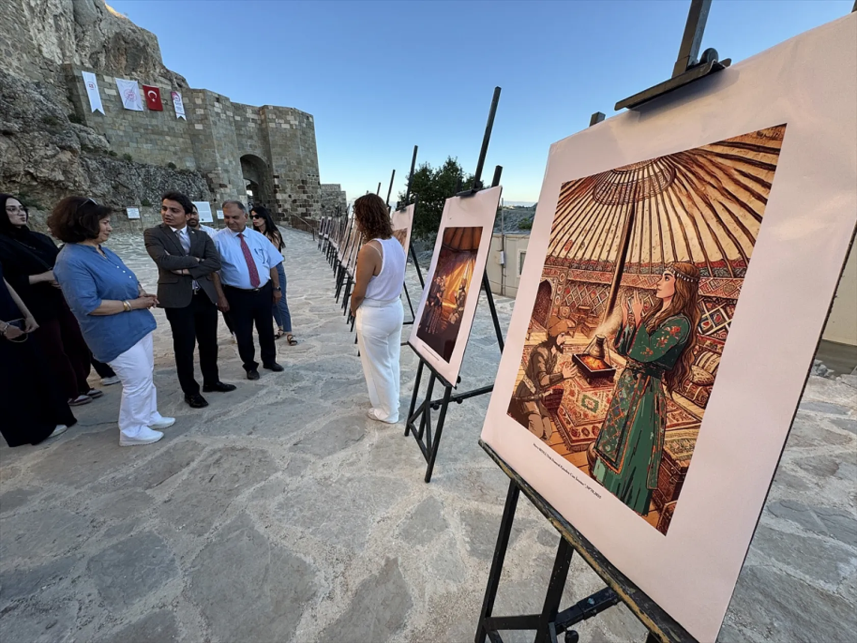 Harput Kalesi'nde Dede Korkut dijitalleşti