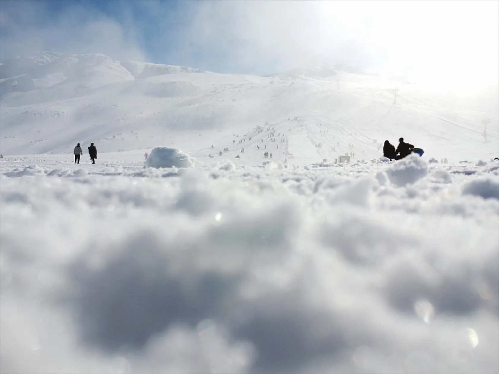 Hazarbaba'da yarıyıl tatili yoğunluğu yaşandı