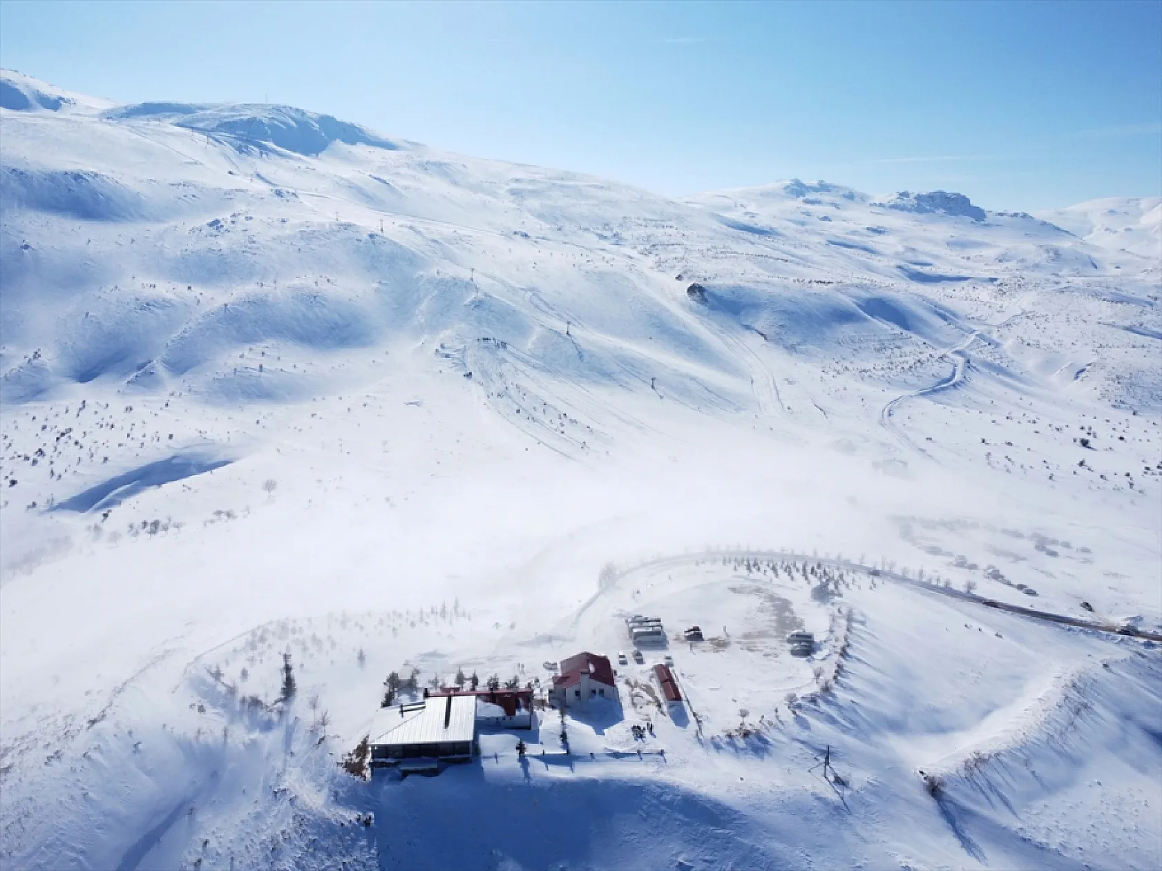 Hazarbaba'da yarıyıl tatili yoğunluğu yaşandı