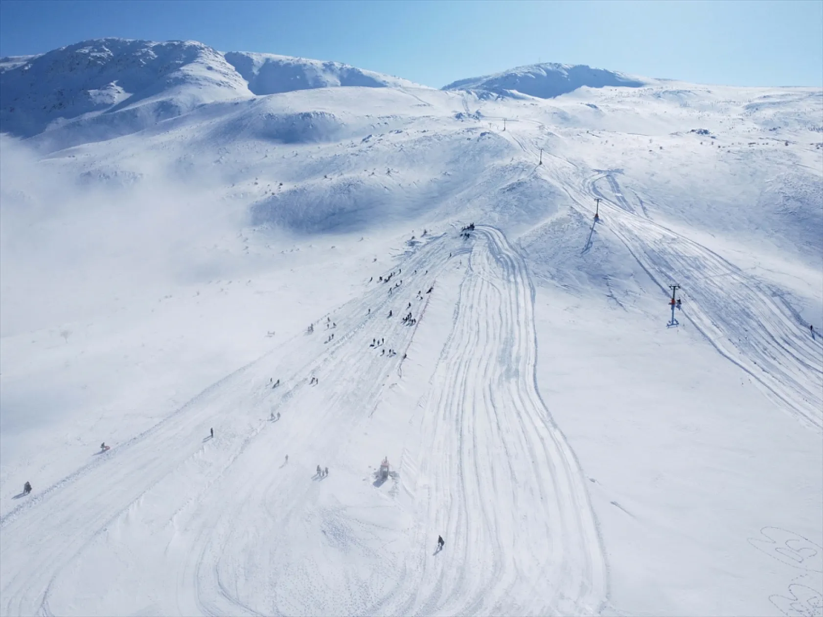 Hazarbaba'da yarıyıl tatili yoğunluğu yaşandı
