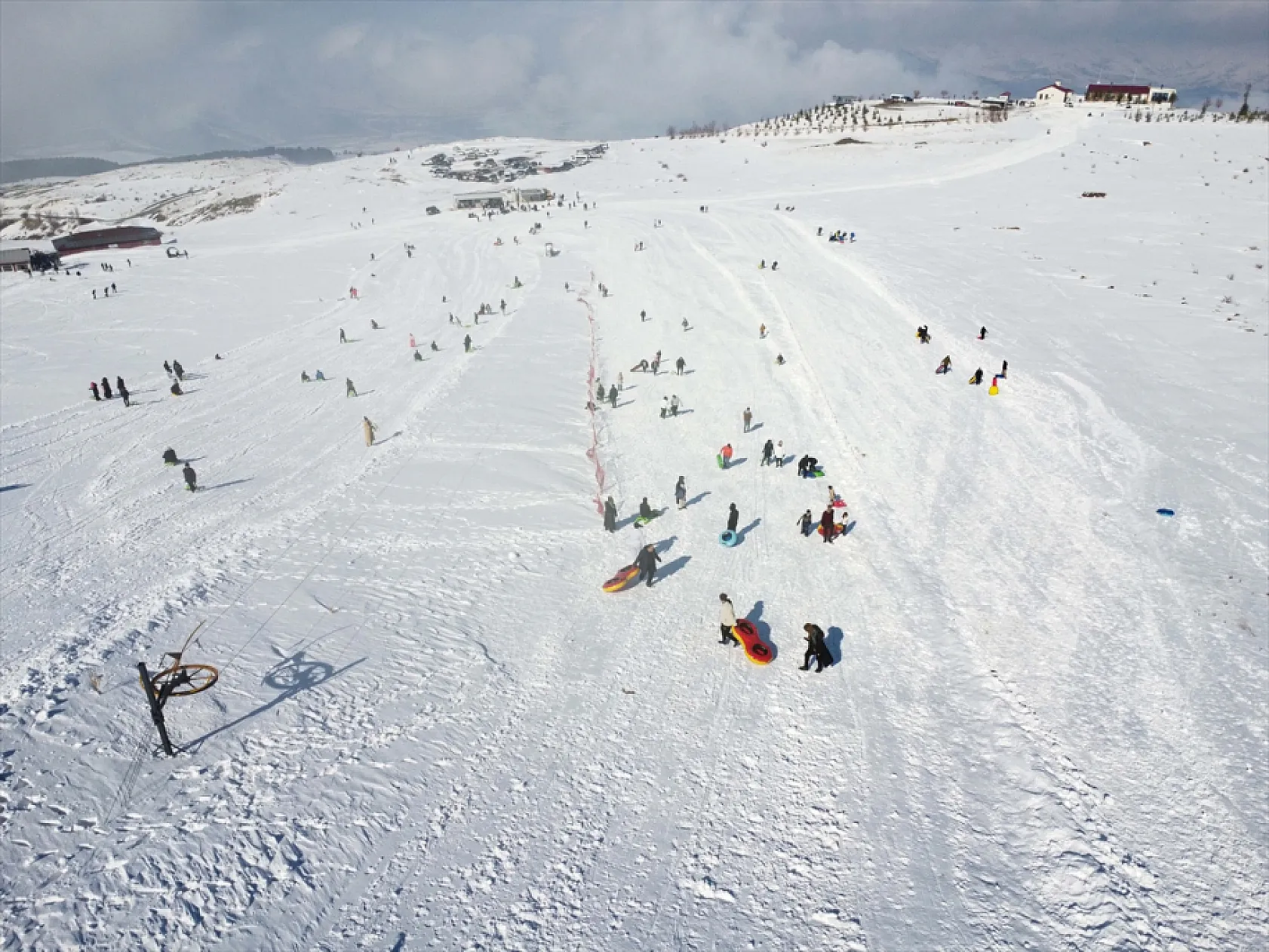 Hazarbaba'da yarıyıl tatili yoğunluğu yaşandı