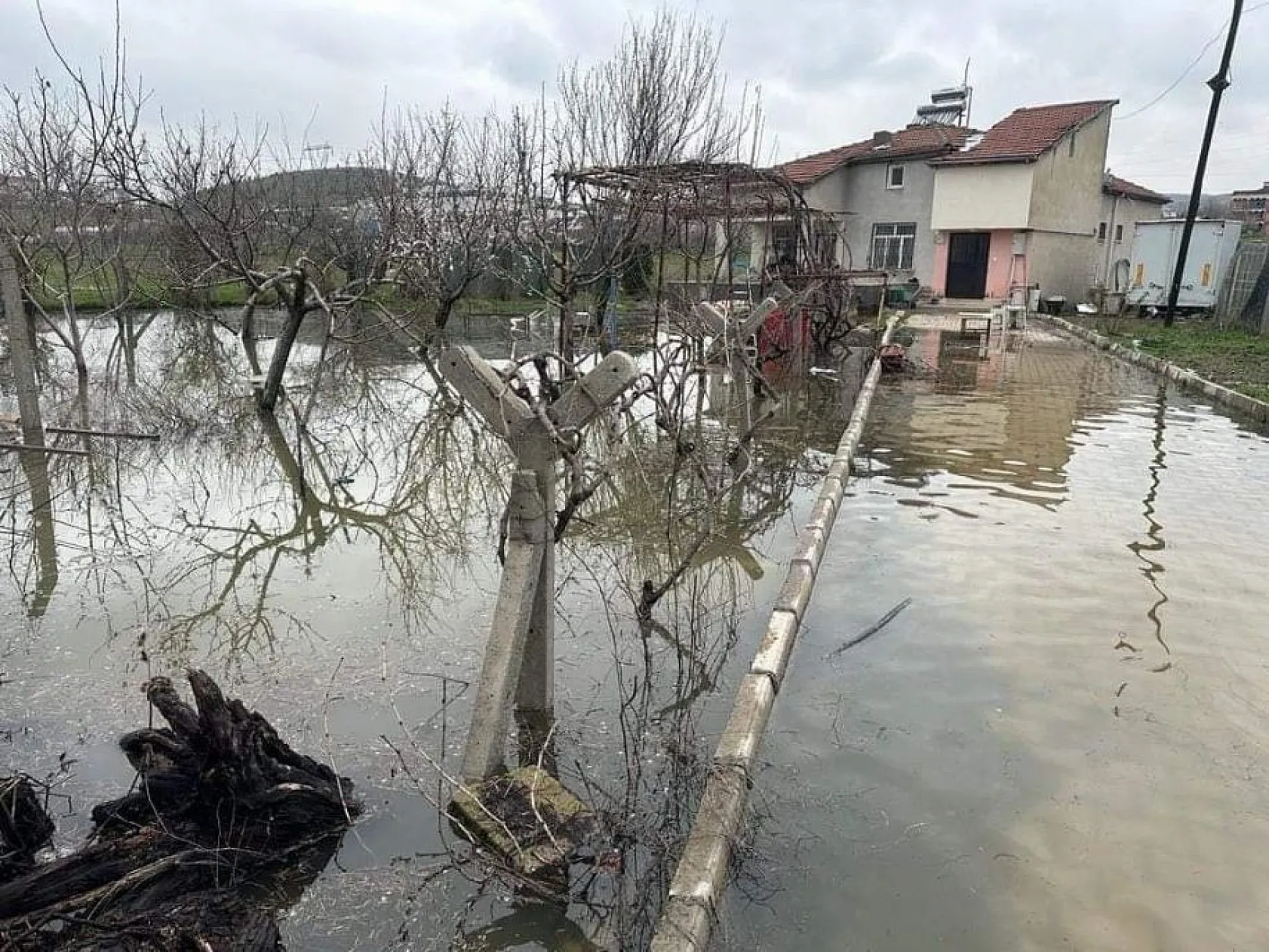 Elazığ'da tarım arazileri sular altında kaldı!