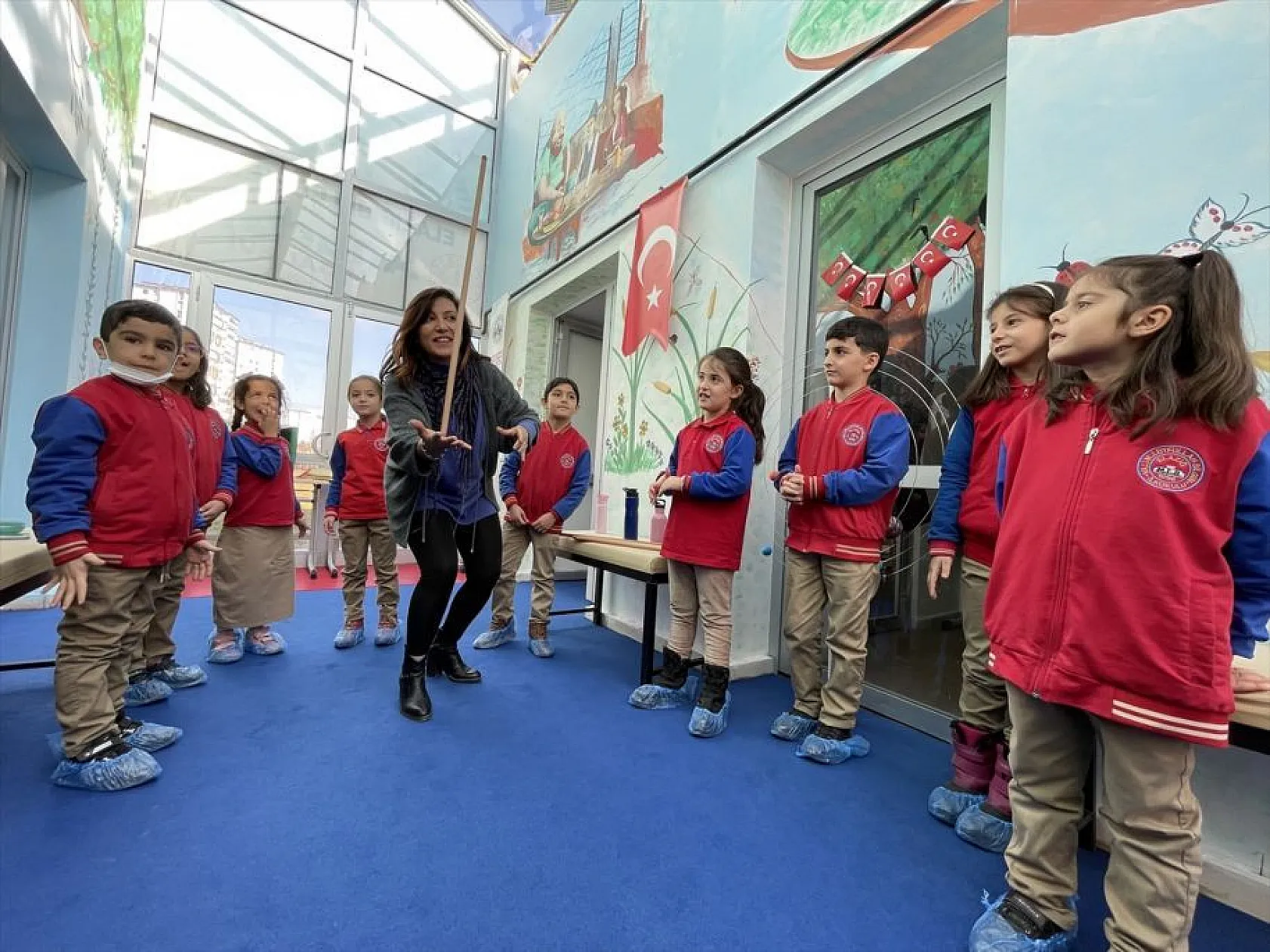 Çocuklar 'Masalmatikevi'nde masal ve oyunla matematik öğreniyor