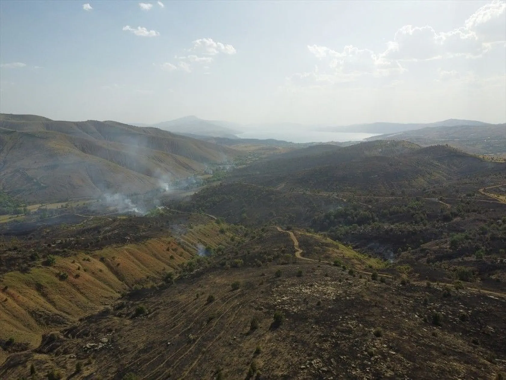 Elazığ'da yangın kontrol altına alındı