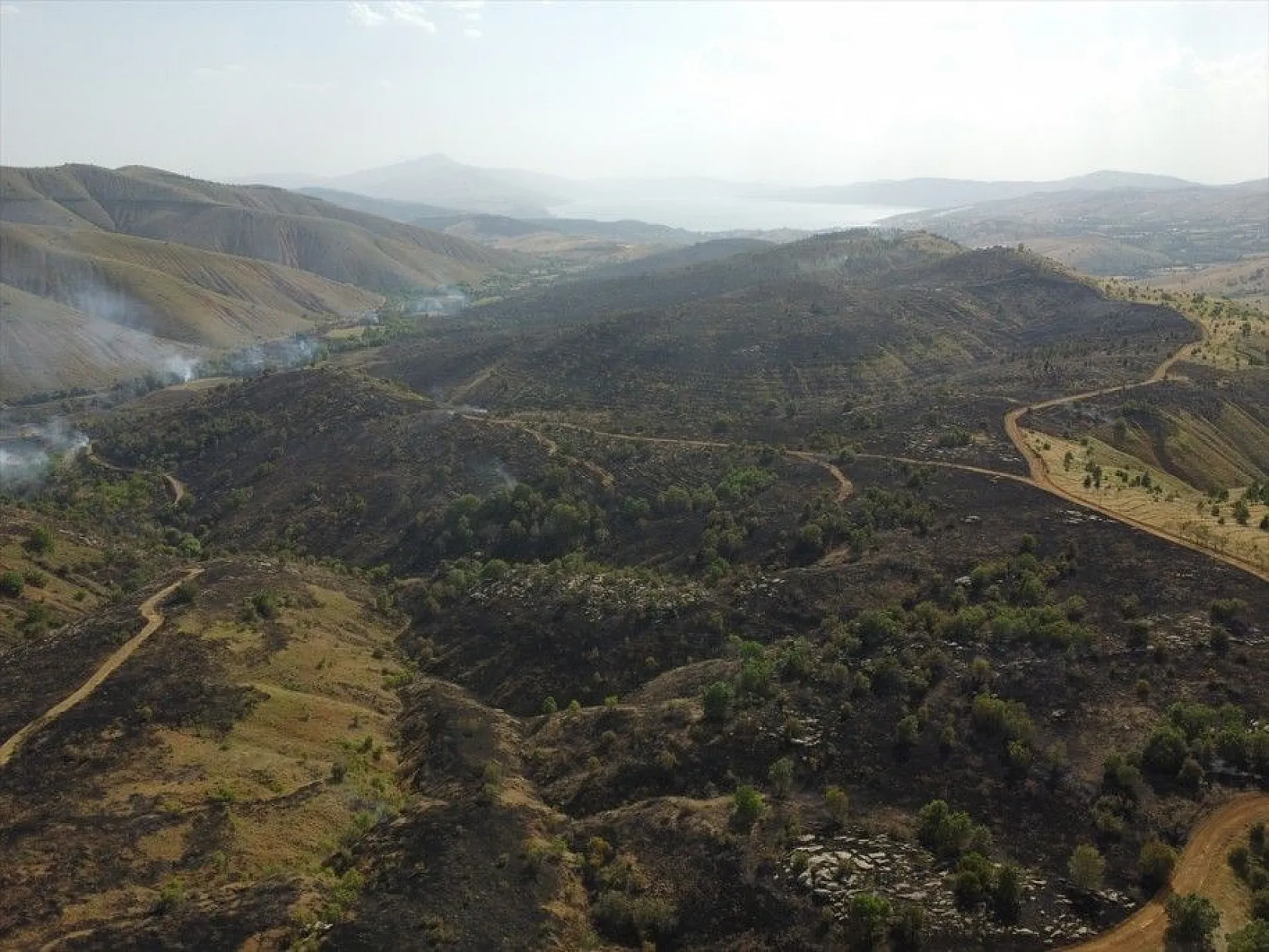 Elazığ'da yangın kontrol altına alındı