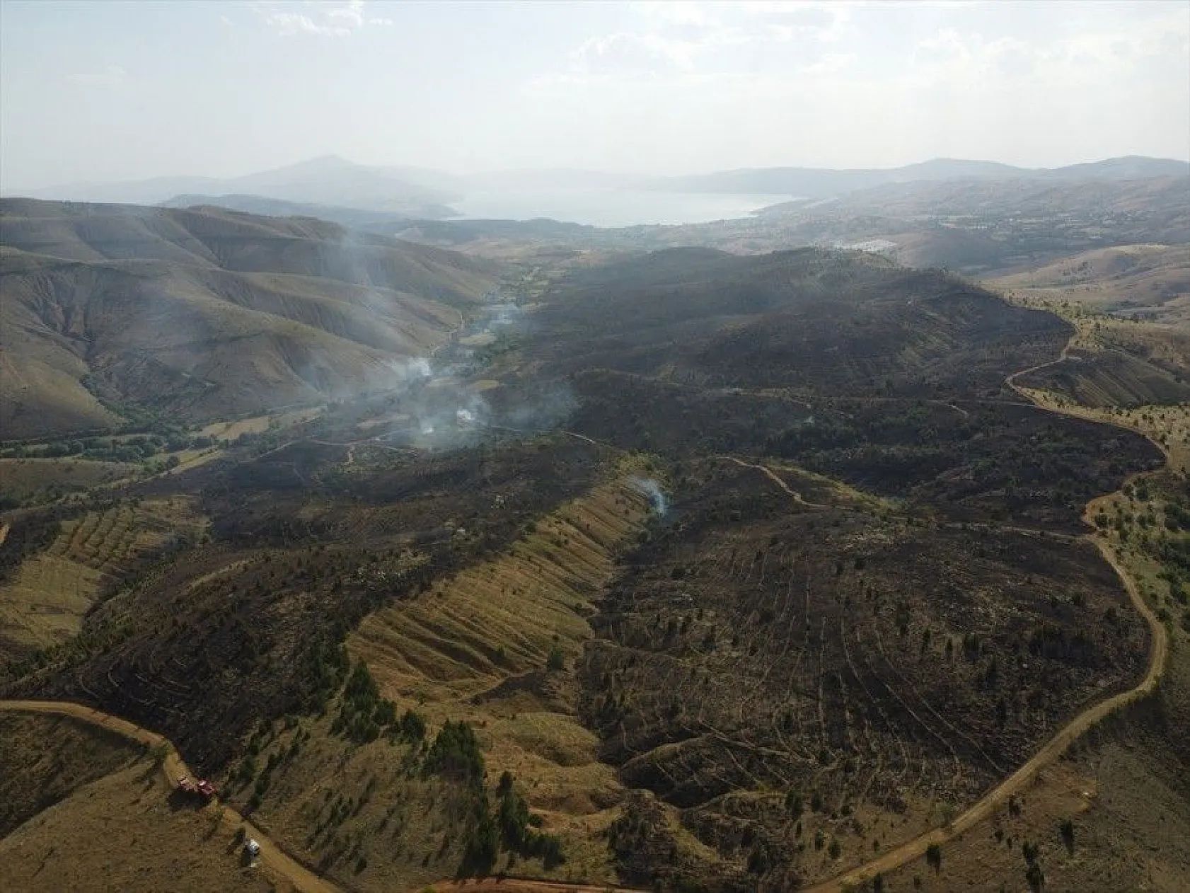 Elazığ'da yangın kontrol altına alındı