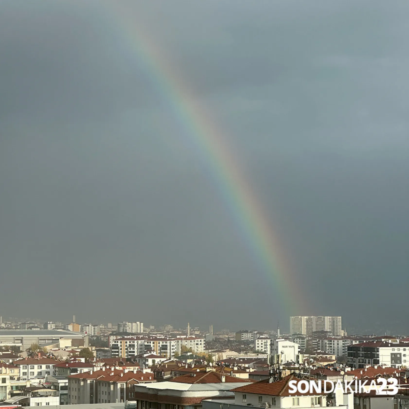 Elazığ'da gökkuşağı