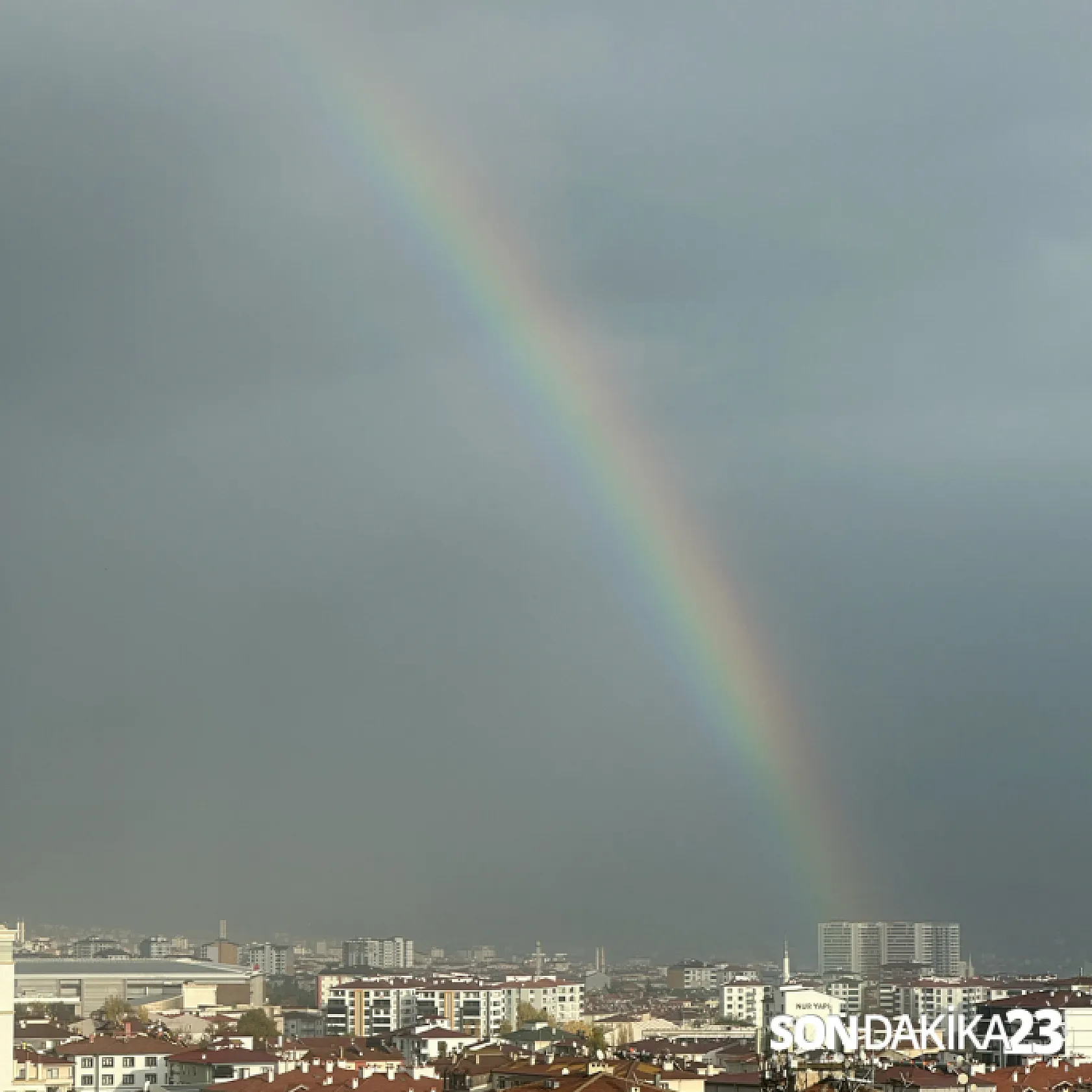 Elazığ'da gökkuşağı