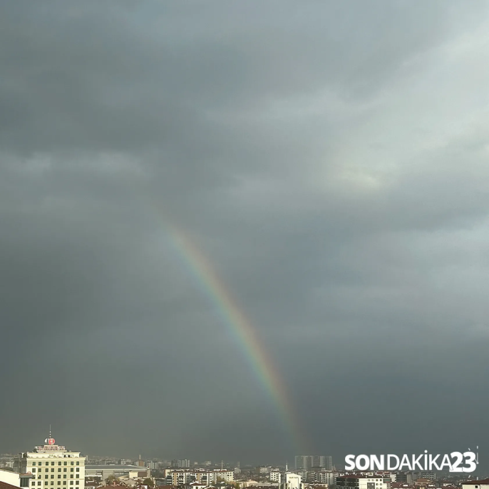 Elazığ'da gökkuşağı